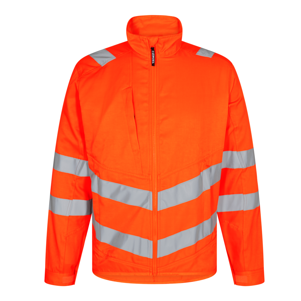 SAFETY Light Arbeitsjacke – Warnorange (Front)