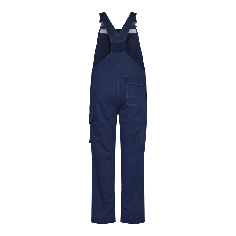 SAFETY+ Schweißer Latzhose – Marine (Rücken)