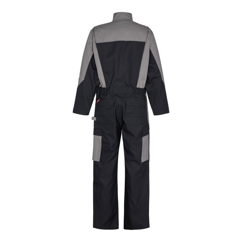 SAFETY+ Multinorm Overall – Schwarz / Grau (Rücken)