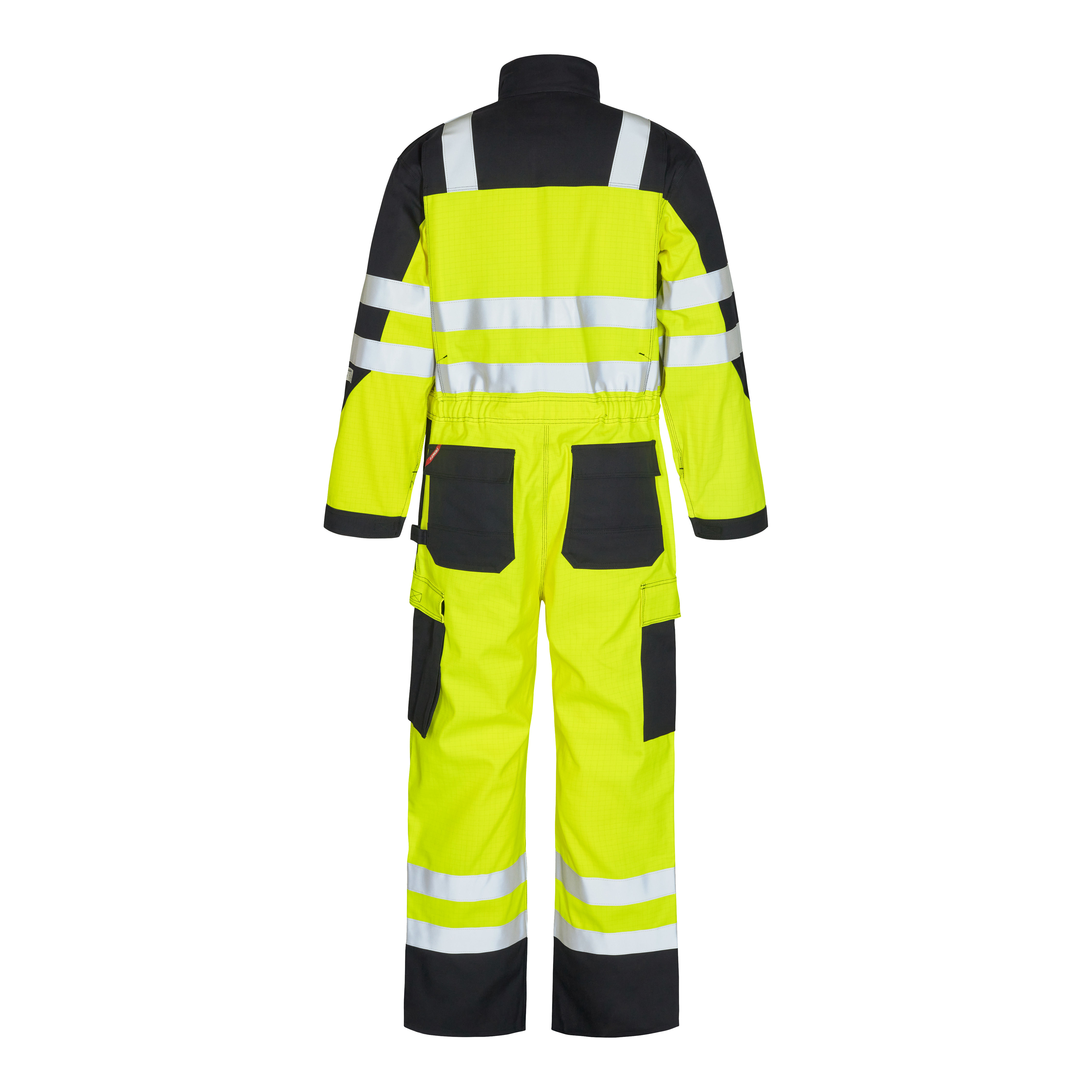 Engel Workwear Safety+ EN ISO 20471 Multinorm kedeldragt - Gul/Sort [3820] / XS
