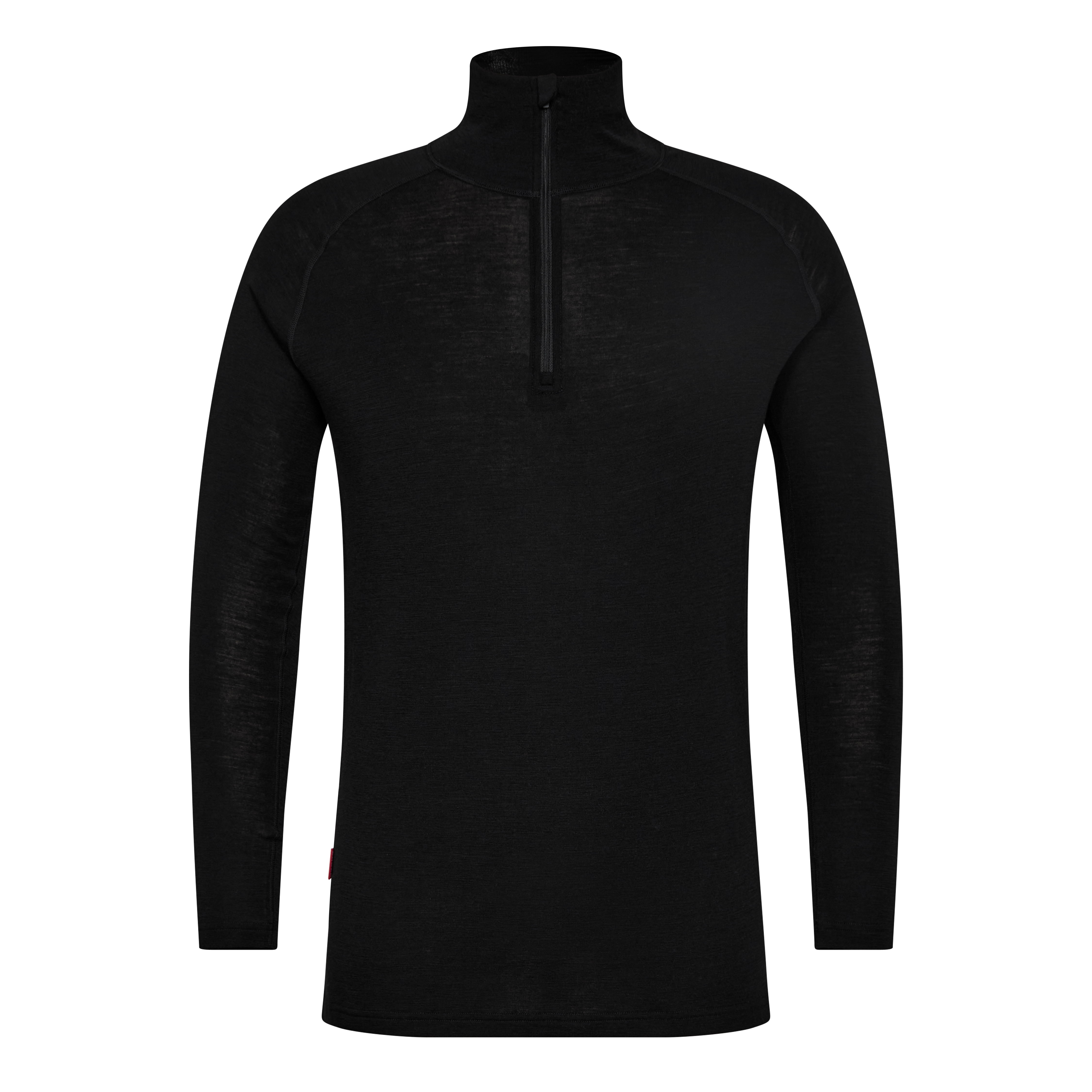 Engel Workwear Uldundertrøje med lynlås - Sort [20] / XS