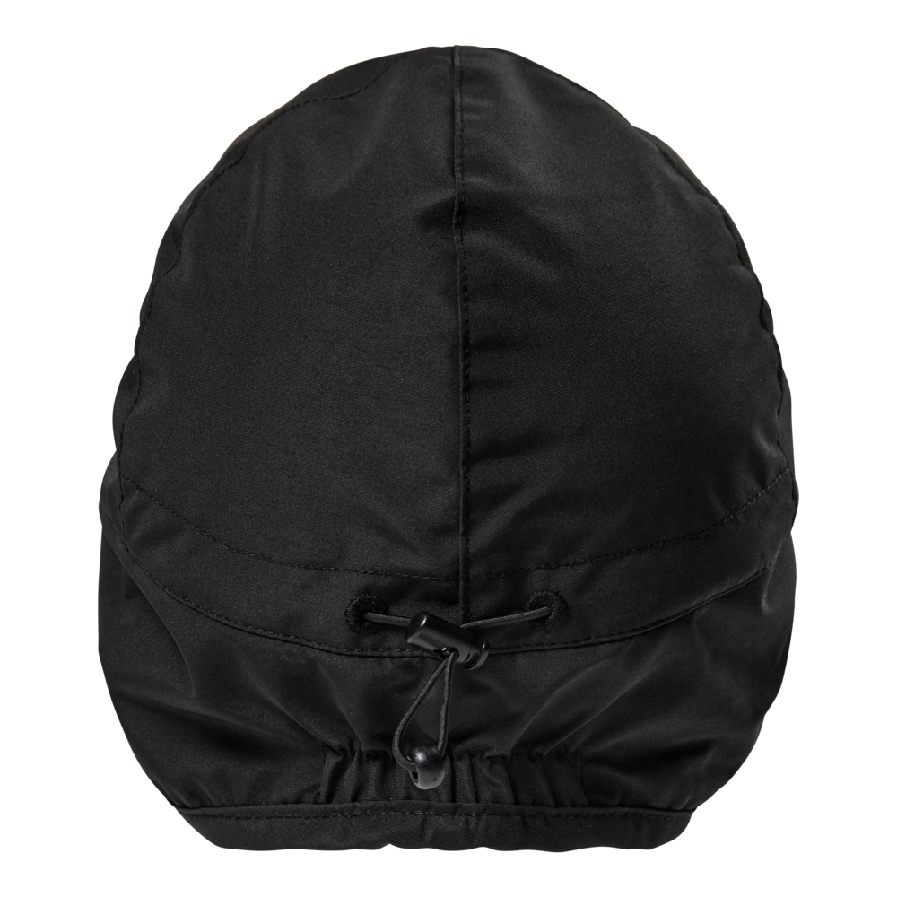 Winter Cap mit Ohrenklappen – Schwarz (Rücken)