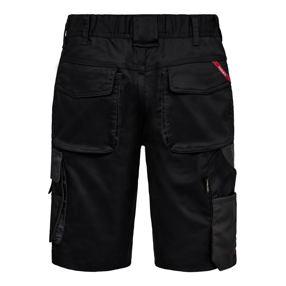 GALAXY Arbeitsshorts mit 2-Wege-Stretch – Schwarz / Anthrazit Grau (Rücken)