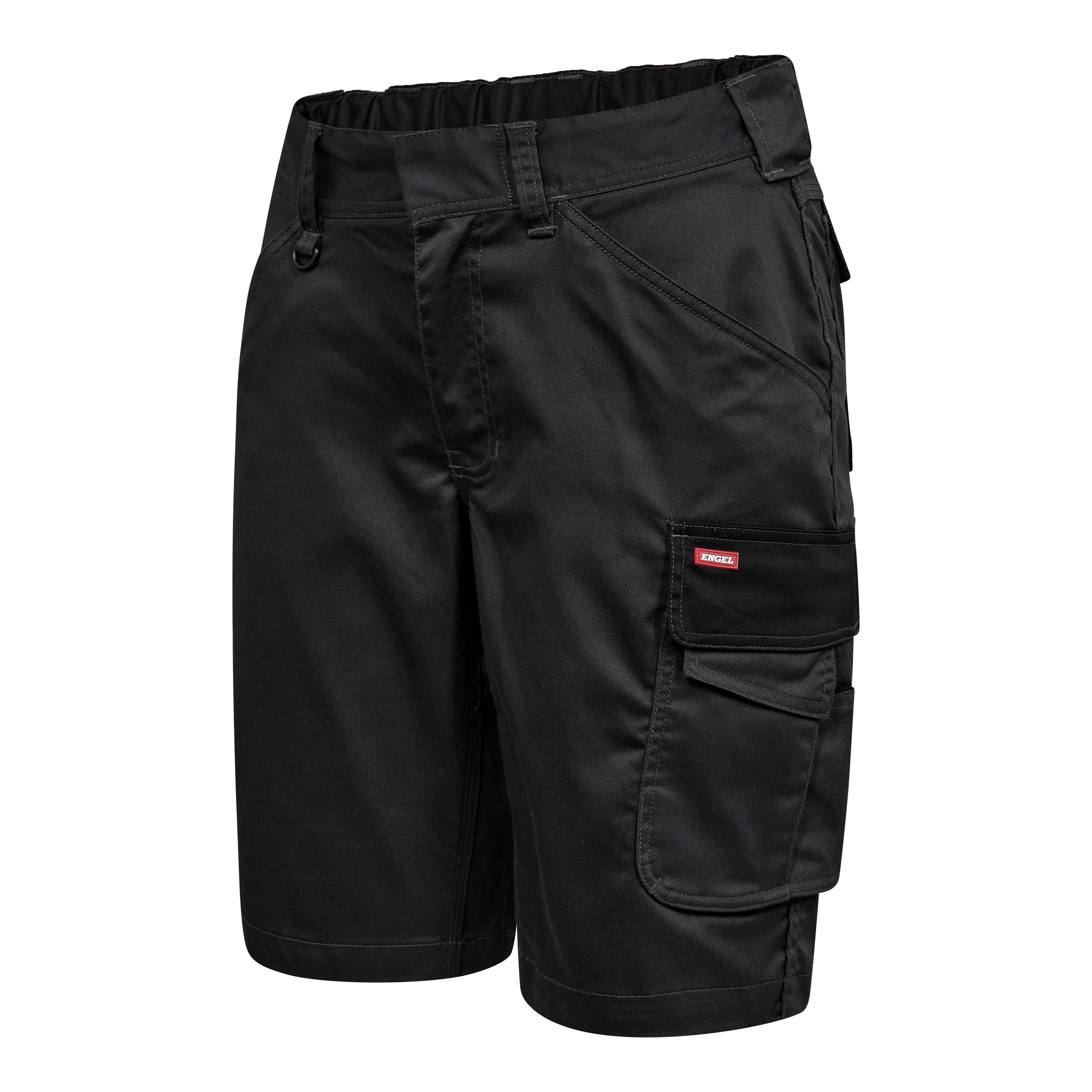 Engel Workwear Galaxy dame arbejdsshorts med 2-vejs stræk - Antrazitgrå/Sort [7920] / 34