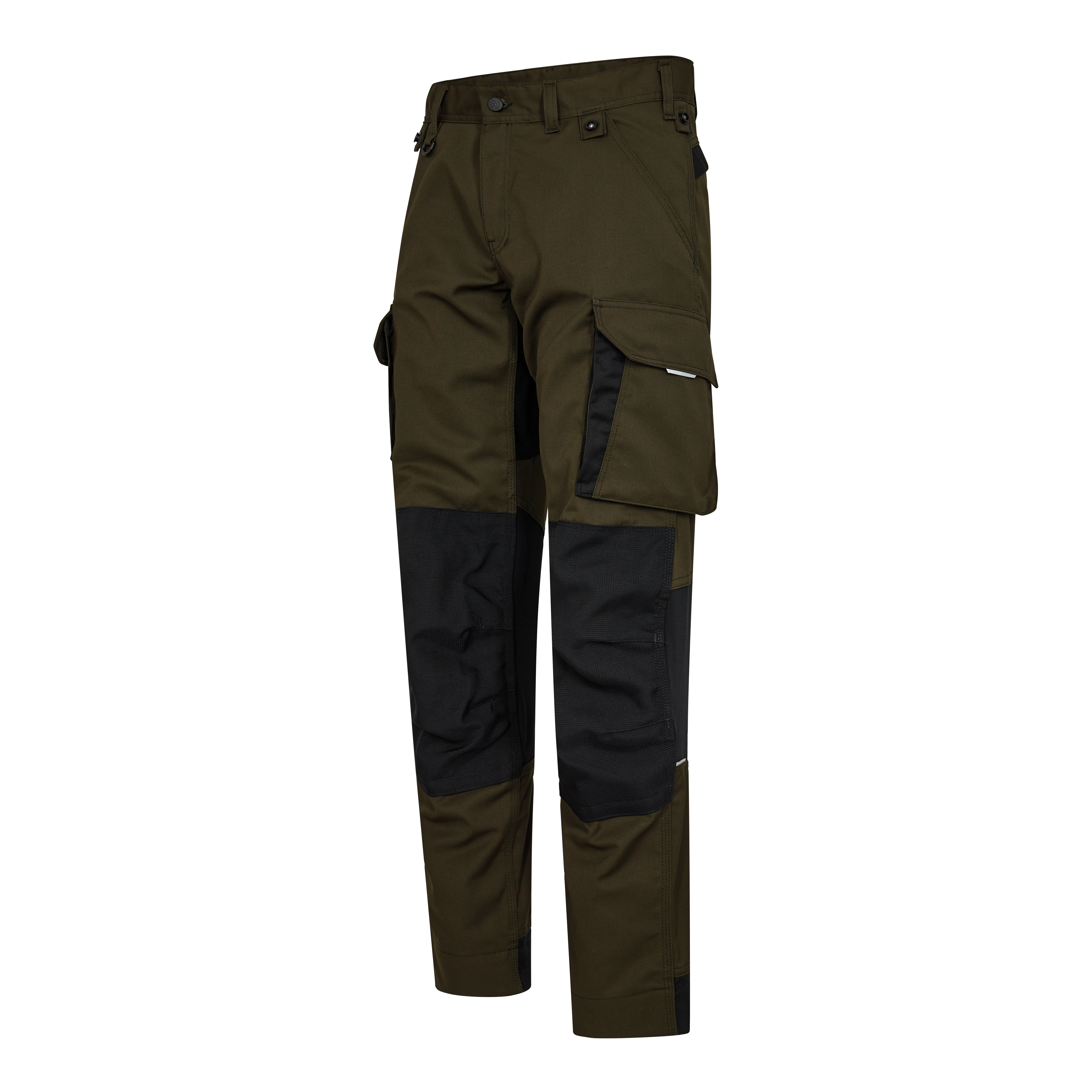 Engel Workwear X-treme arbejdsbukser med stræk - Forest Green/Sort [5320] / K80