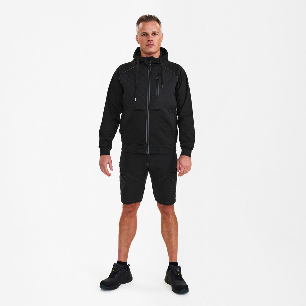 Softshell jakna s kapuco – Black