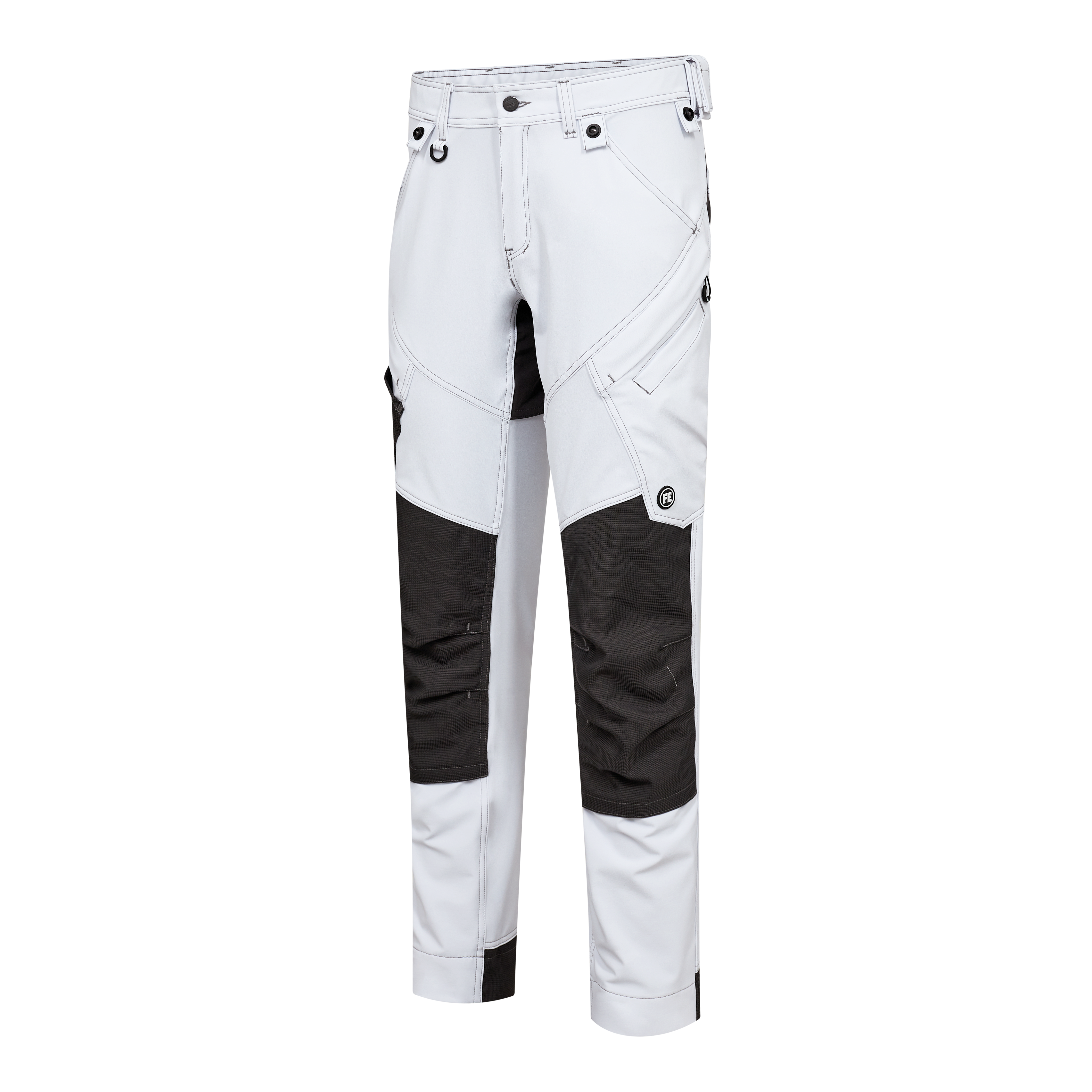 Engel Workwear X-treme arbejdsbukser med 4-vejs stræk - Hvid [3] / K80