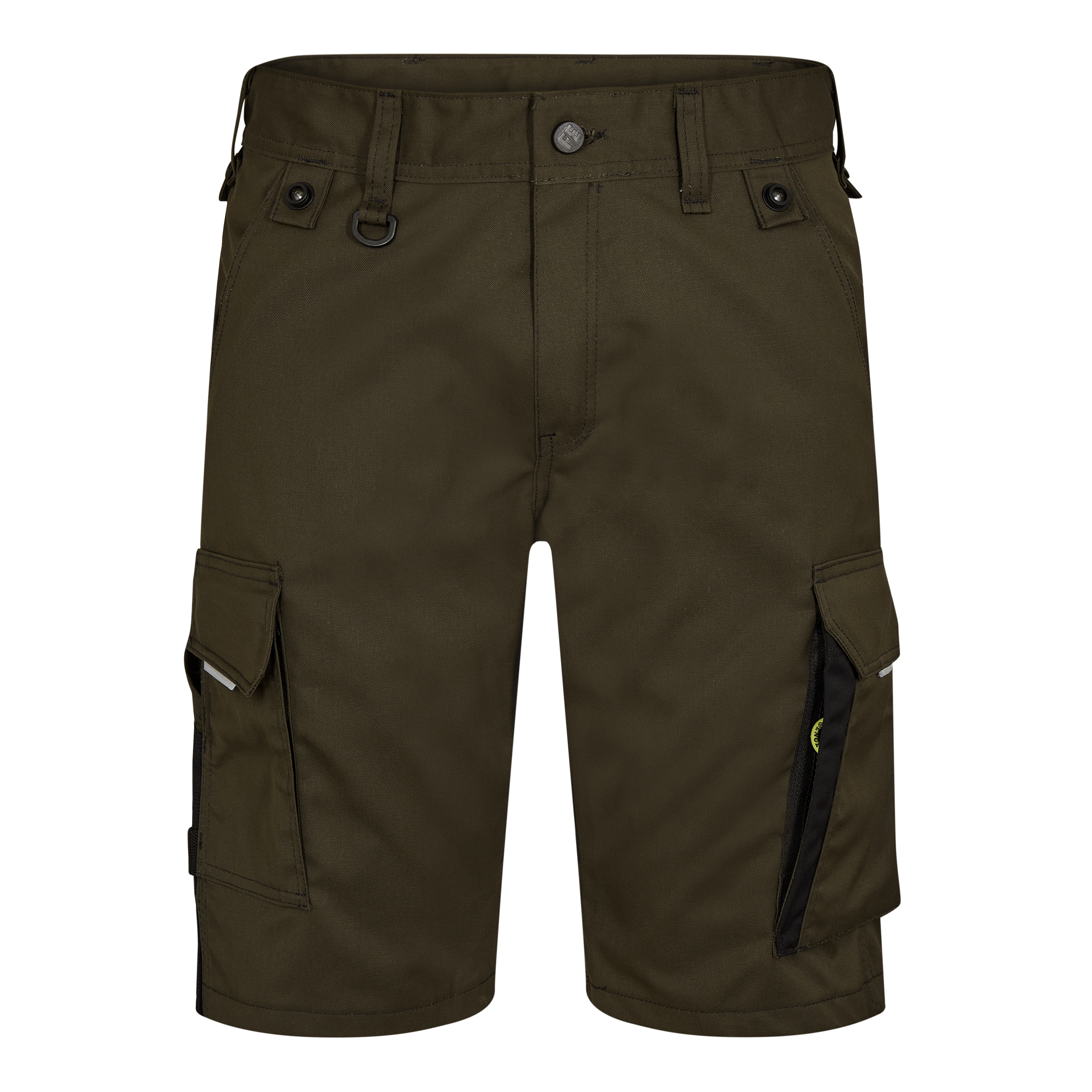 Engel Workwear X-treme arbejdsshorts med stræk - Forest Green/Sort [5320] / 72
