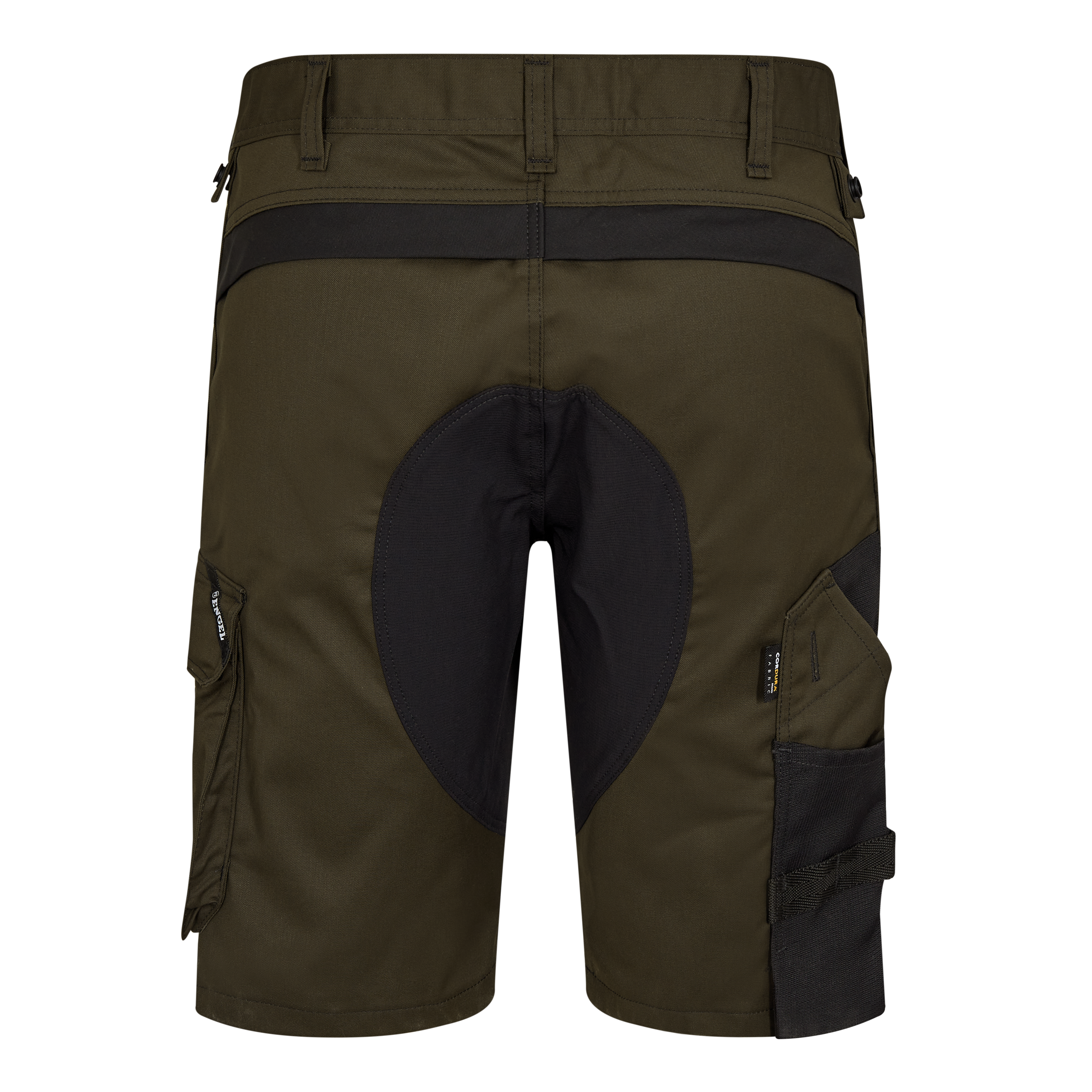 Engel Workwear X-treme arbejdsshorts med stræk - Forest Green/Sort [5320] / 72
