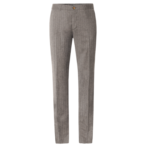Wool trousers in Modern fit - Steel Grey
