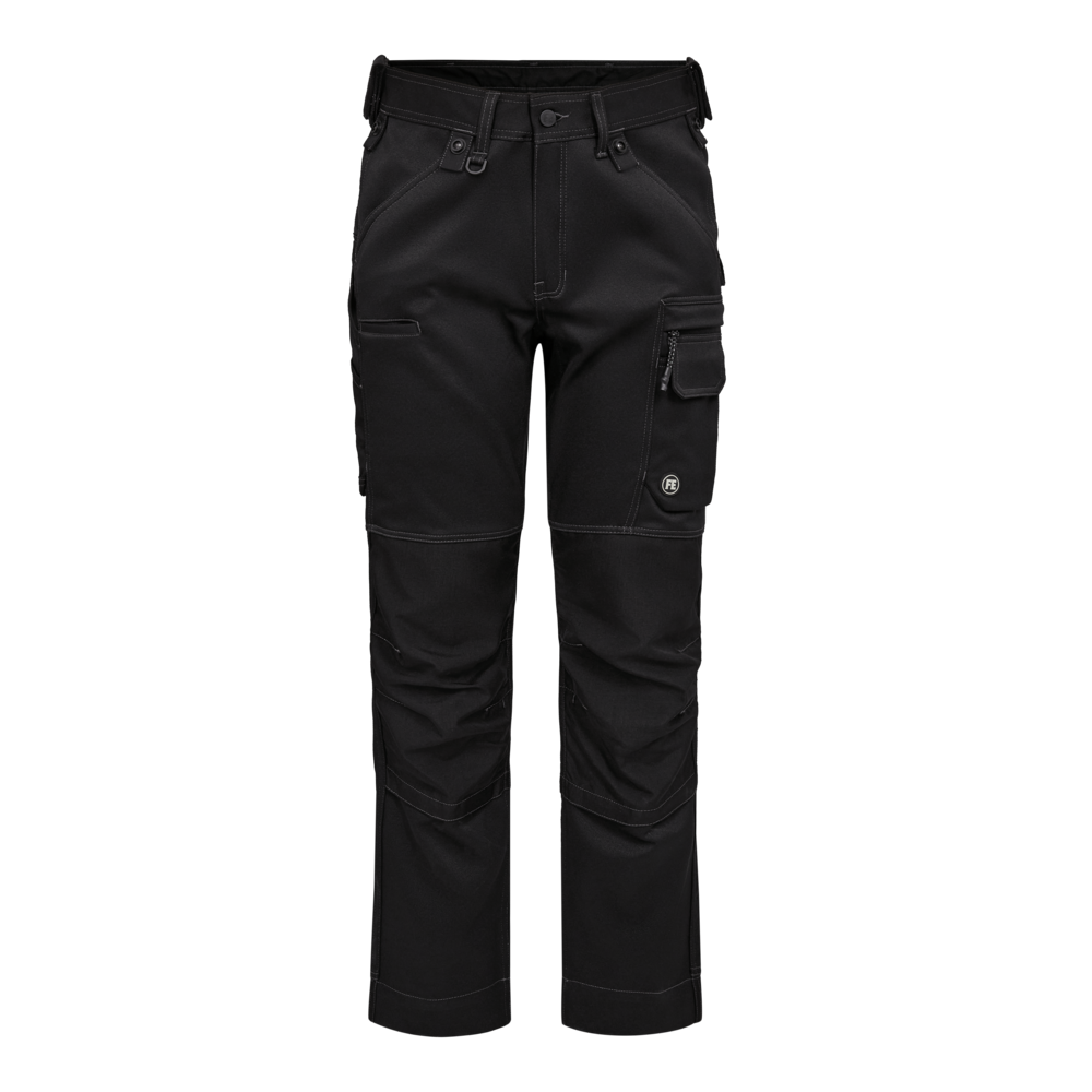 X-TREME Arbeitshose mit 2-Wege-Stretch – Schwarz (Front)