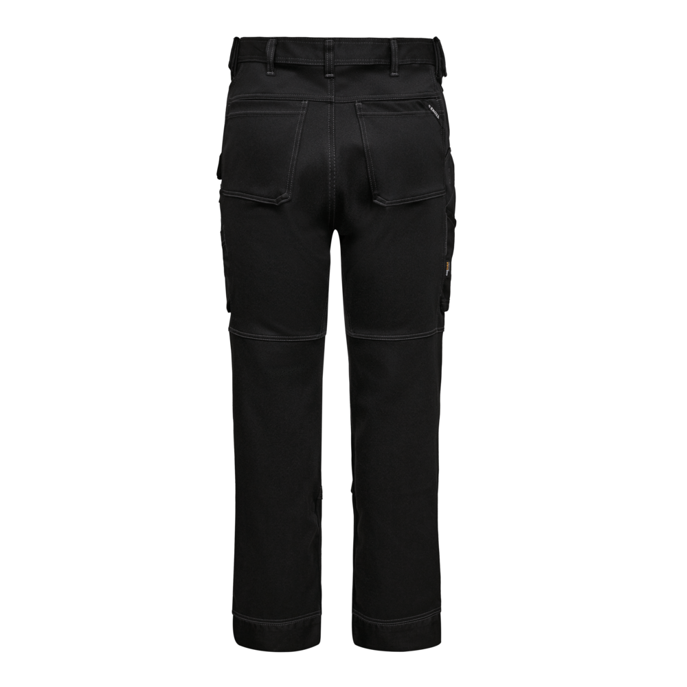 X-TREME Arbeitshose mit 2-Wege-Stretch – Schwarz (Rücken)