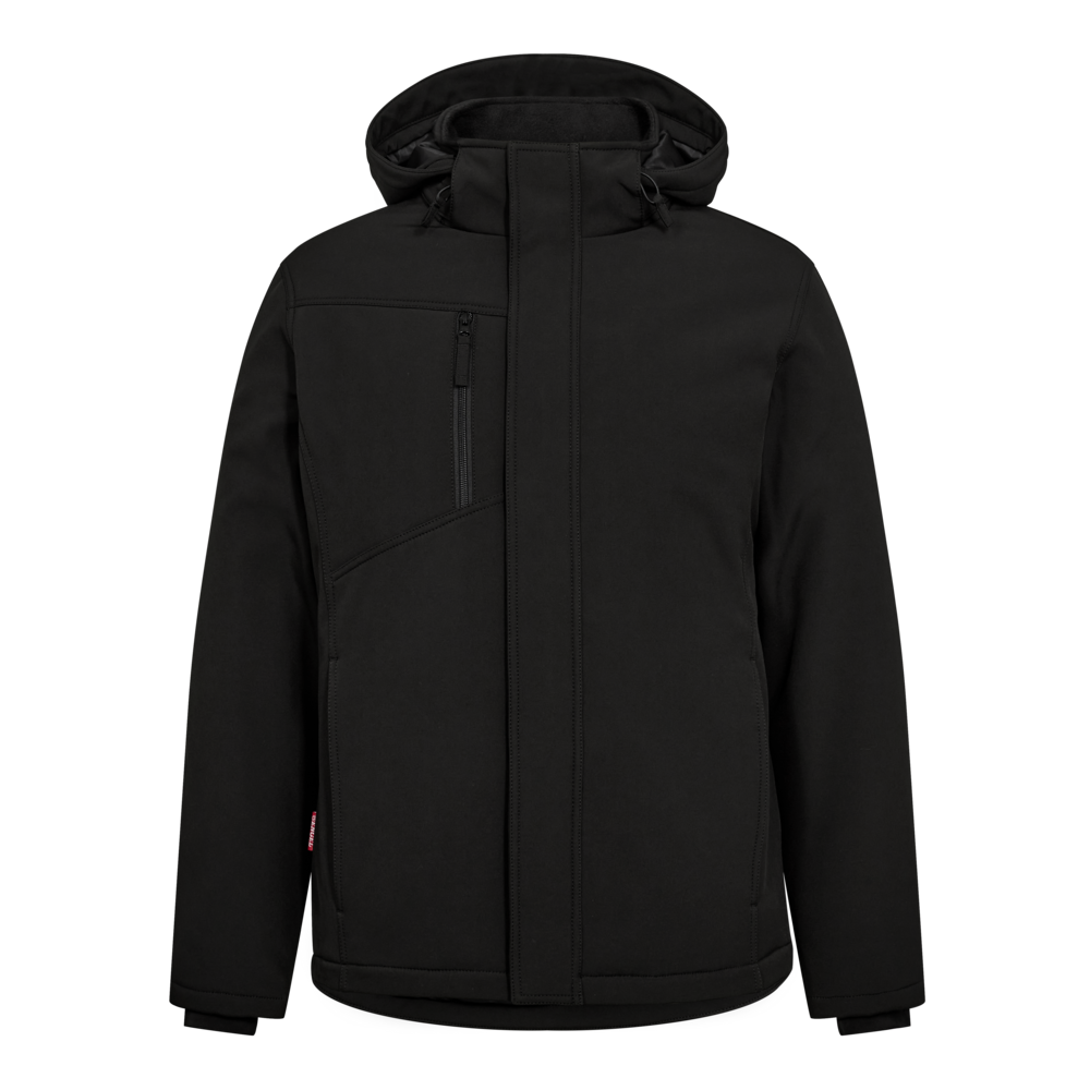 EXTEND Softshell-Winterjacke – Schwarz (Front)