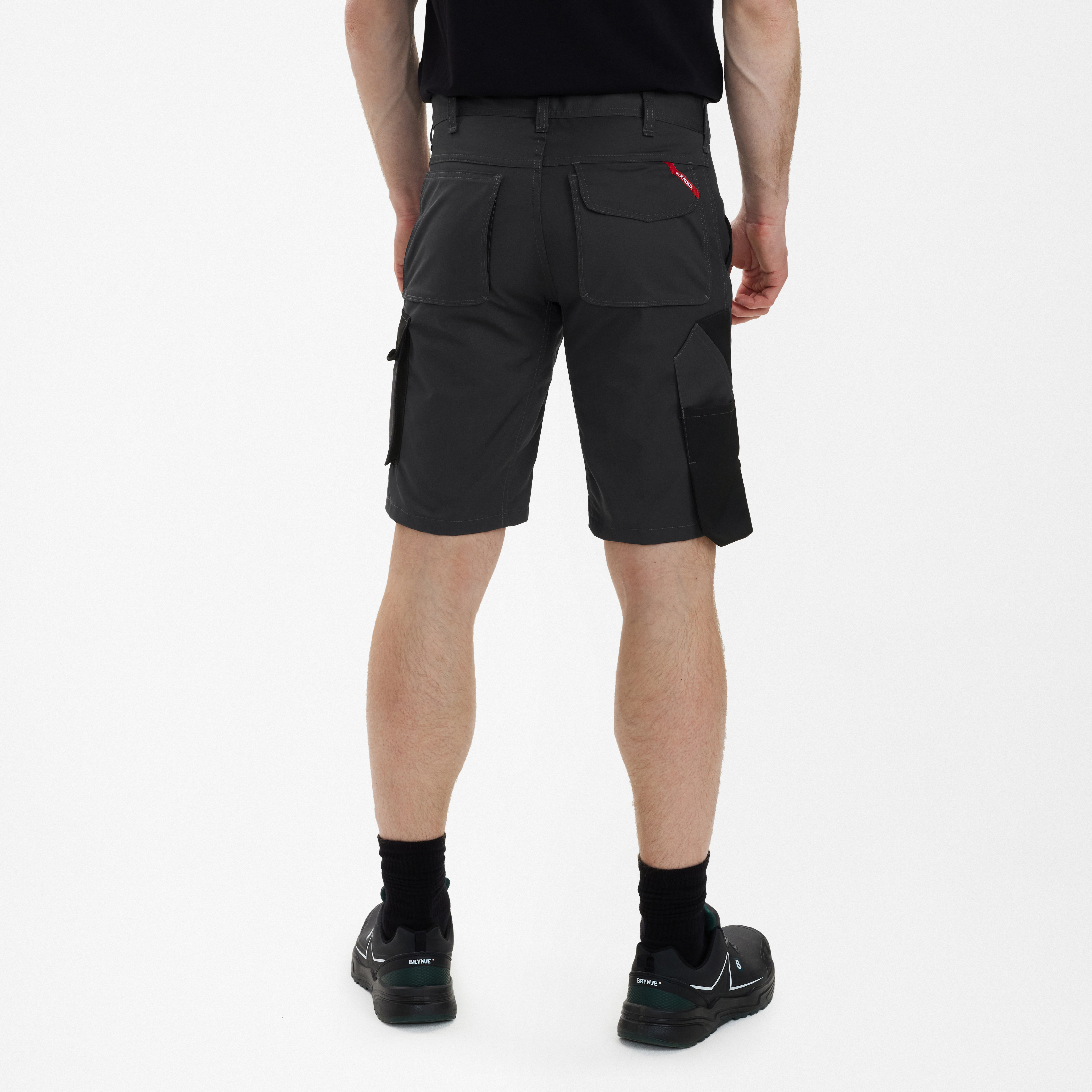 Engel Workwear Galaxy Light arbejdsshorts - Antrazitgrå/Sort [7920] / 72
