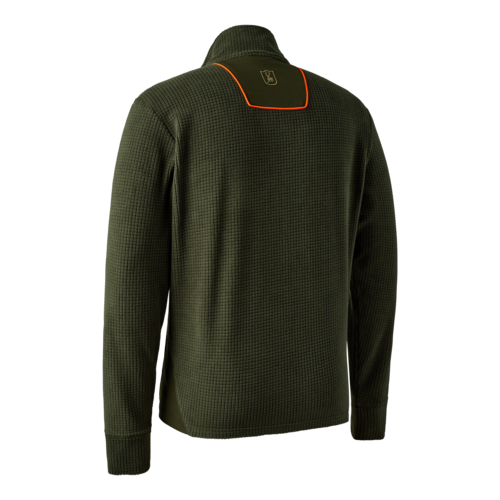 Chamois Full-Zip Fleece - Forest Green