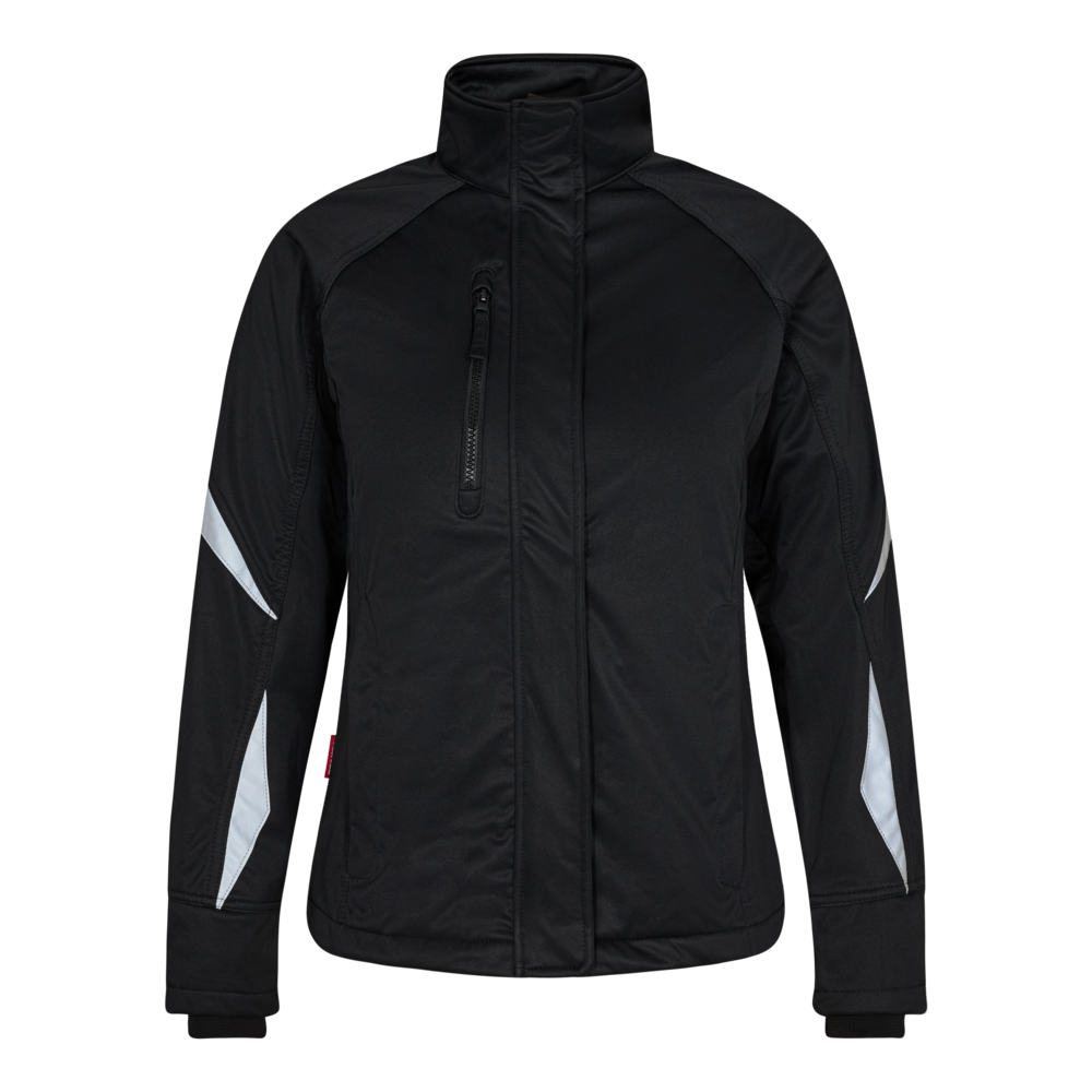 EXTEND Damen Softshelljacke – Schwarz (Front)