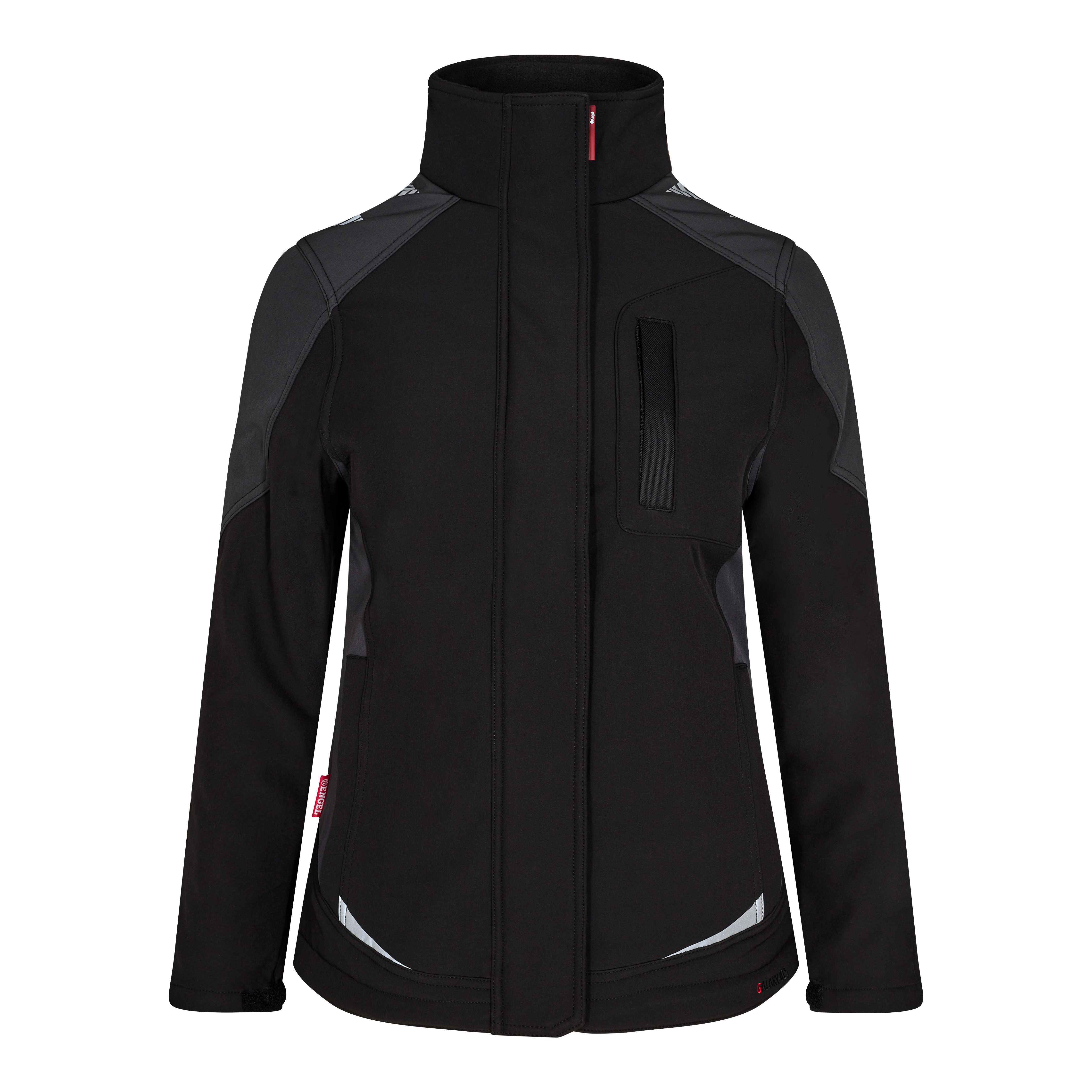 Engel Workwear Galaxy dame softshelljakke - Sort/Antrazitgrå [2079] / XS