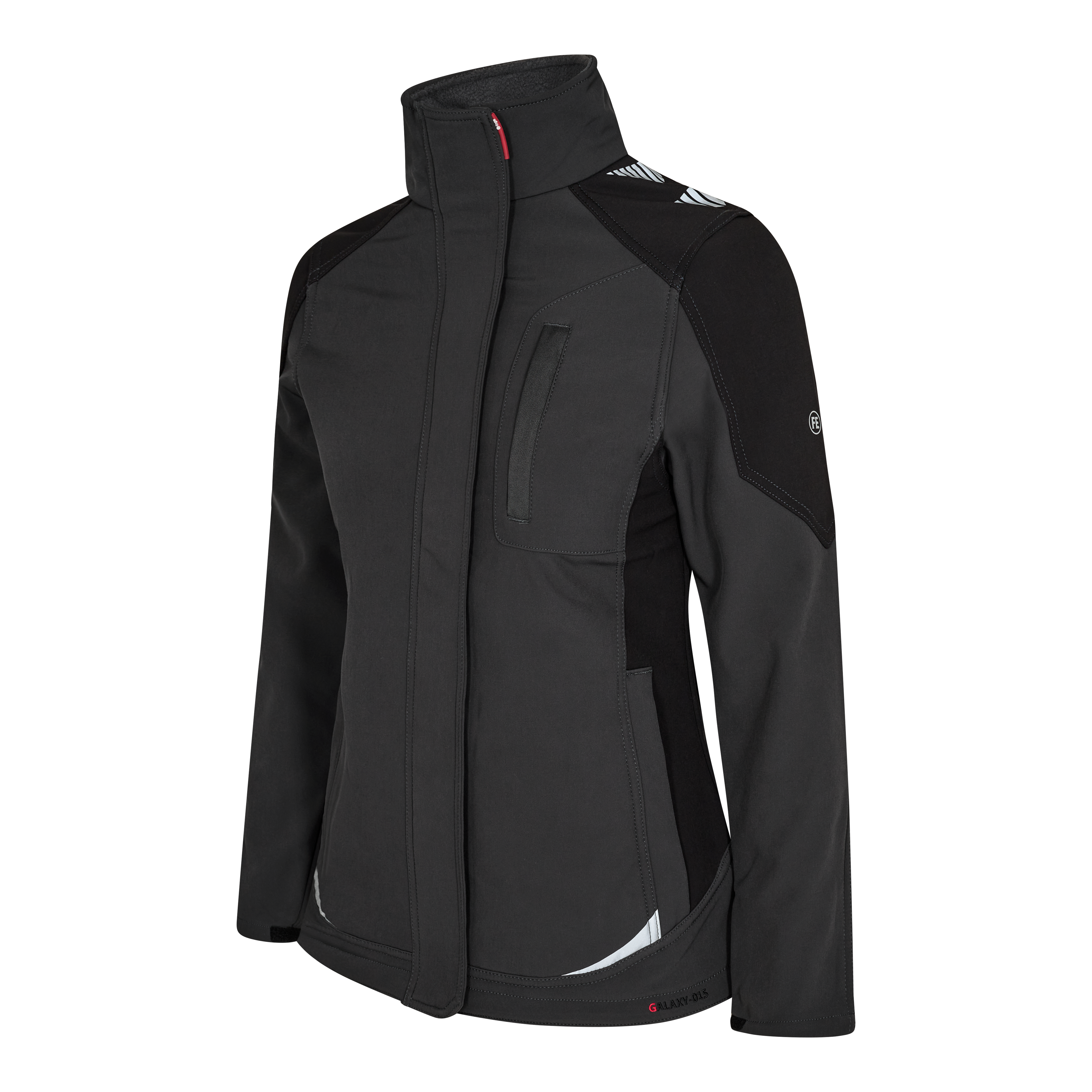 Engel Workwear Galaxy dame softshelljakke - Antrazitgrå/Sort [7920] / XS