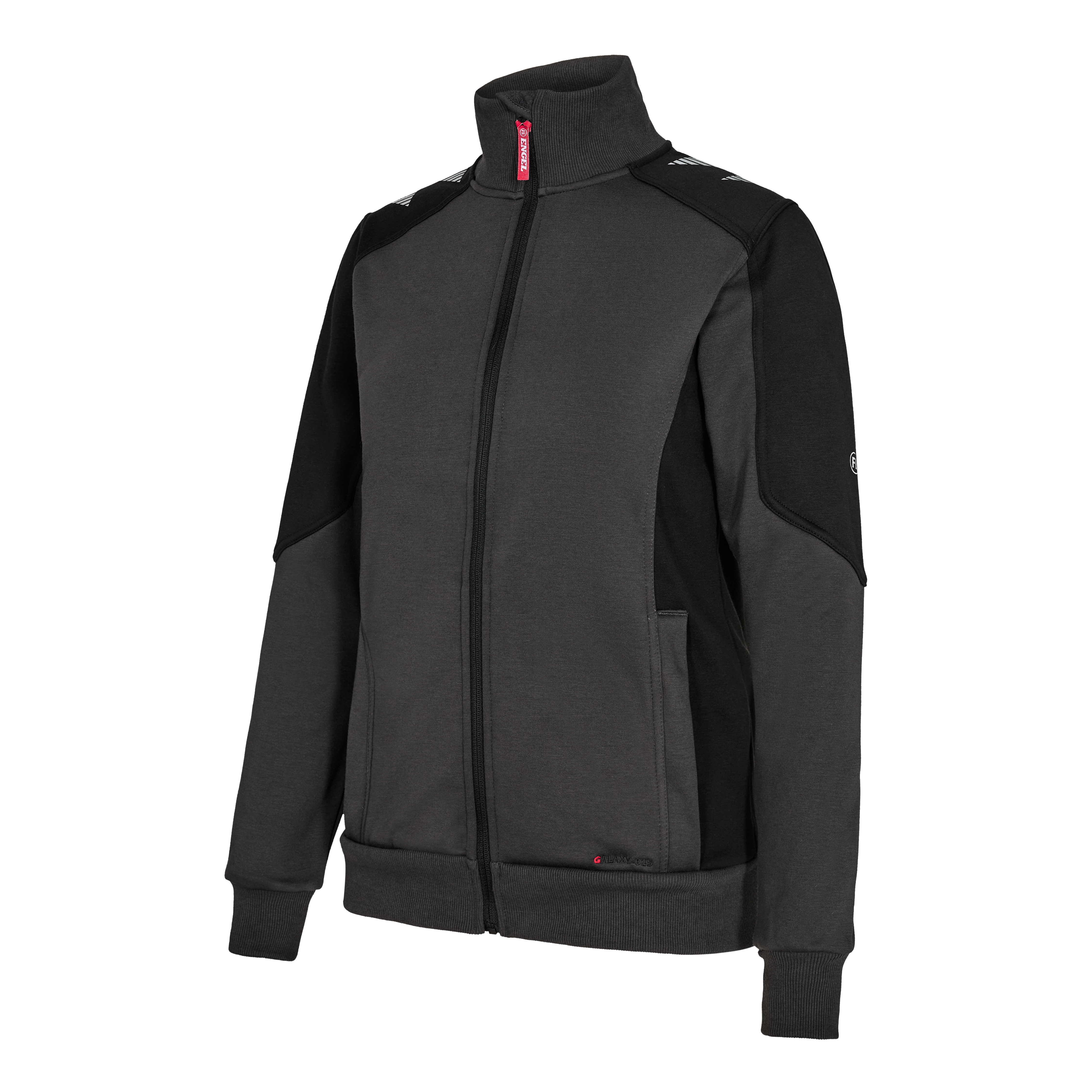 Engel Workwear Galaxy dame sweat cardigan - Antrazitgrå/Sort [7920] / XS