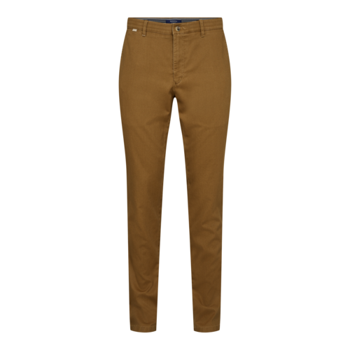 Cotton Trousers in Modern fit - Golden Brown
