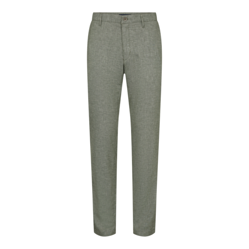 Linen Trousers in Modern Fit - Green