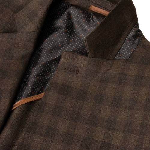 Lightweight Wool Blazer in Modern fit - Dark Brown