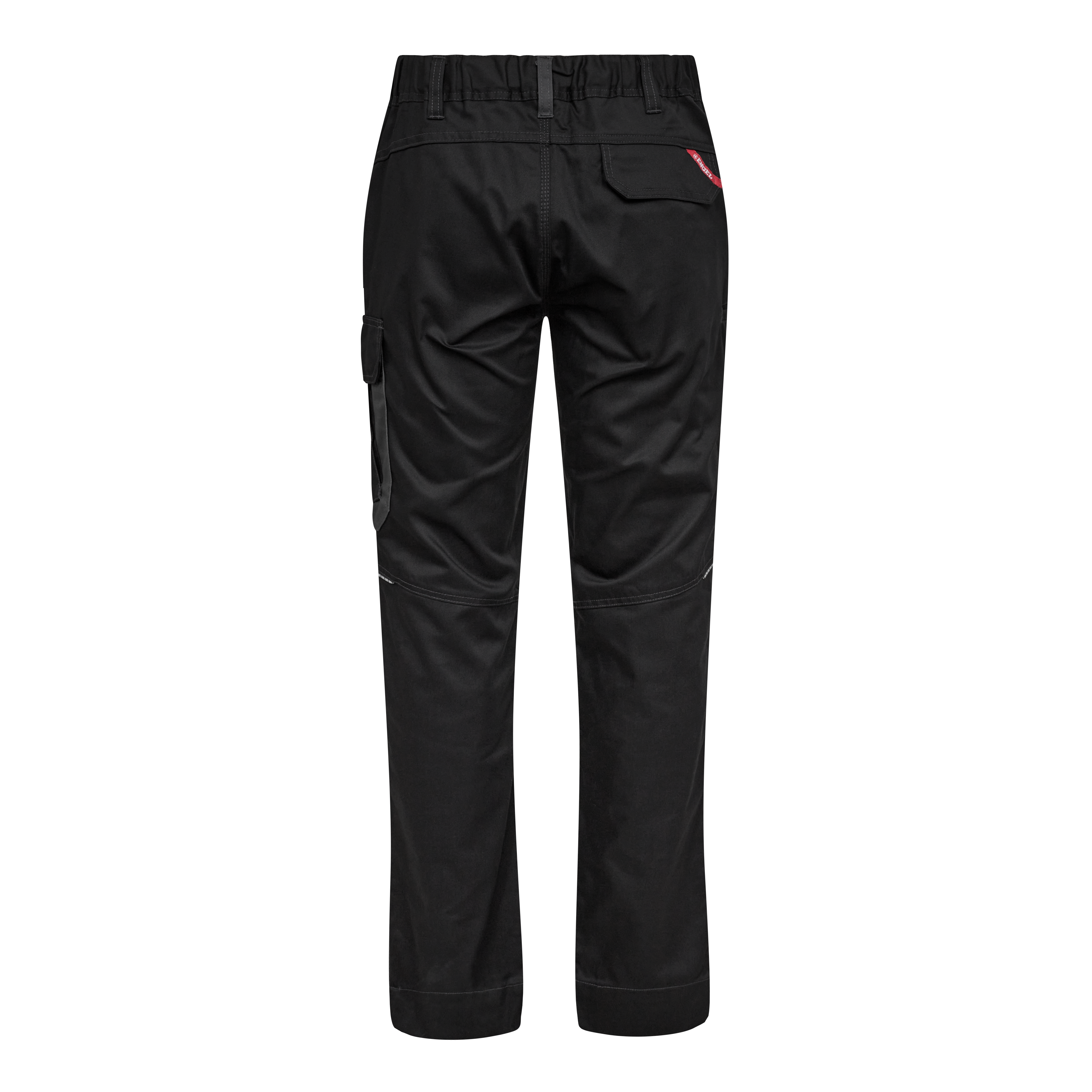 Engel Workwear Venture servicebukser med skjult knaplukning - Sort/Antrazitgrå [2079] / K80
