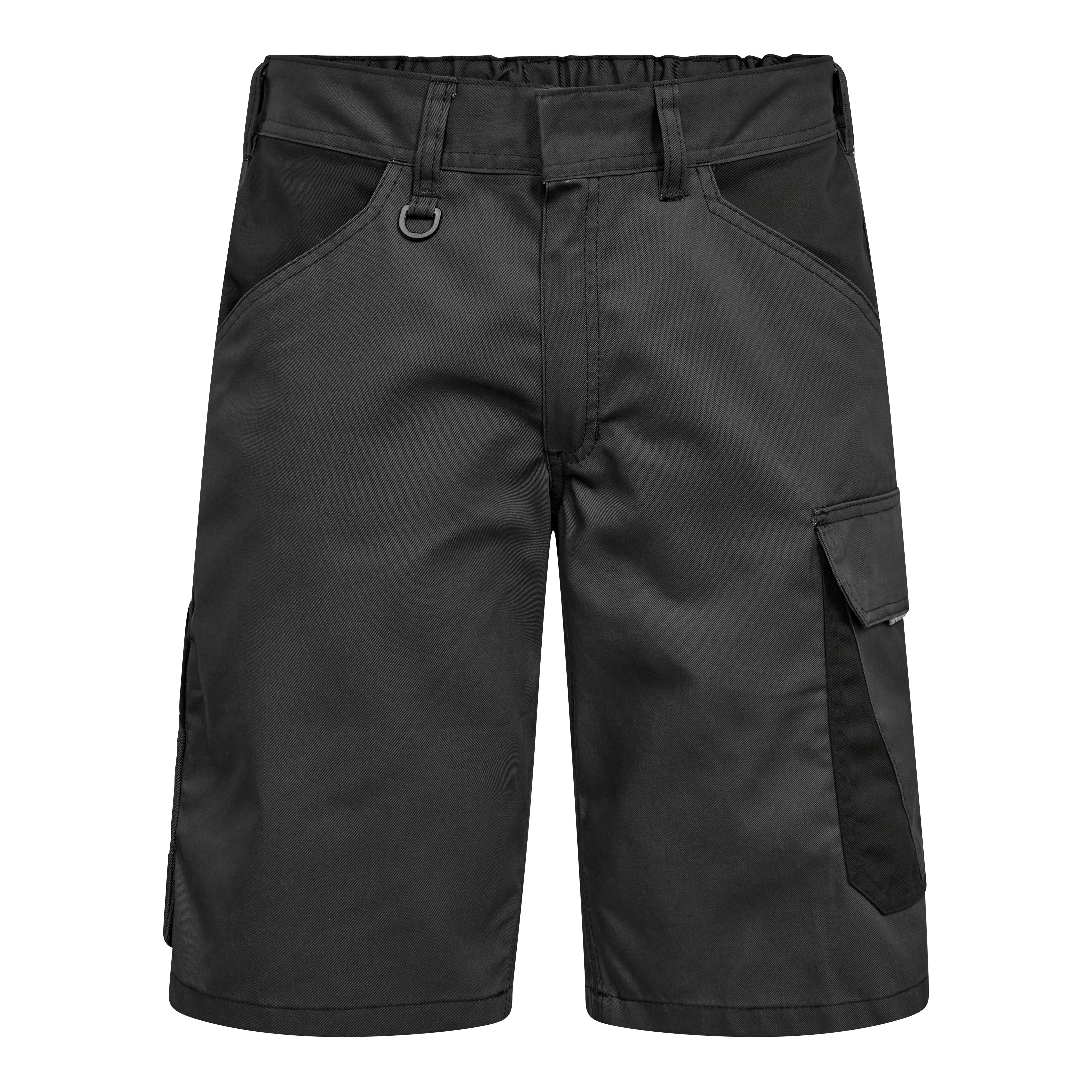 Engel Workwear Venture arbejdsshorts med skjult knaplukning - Antrazitgrå/Sort [7920] / 72