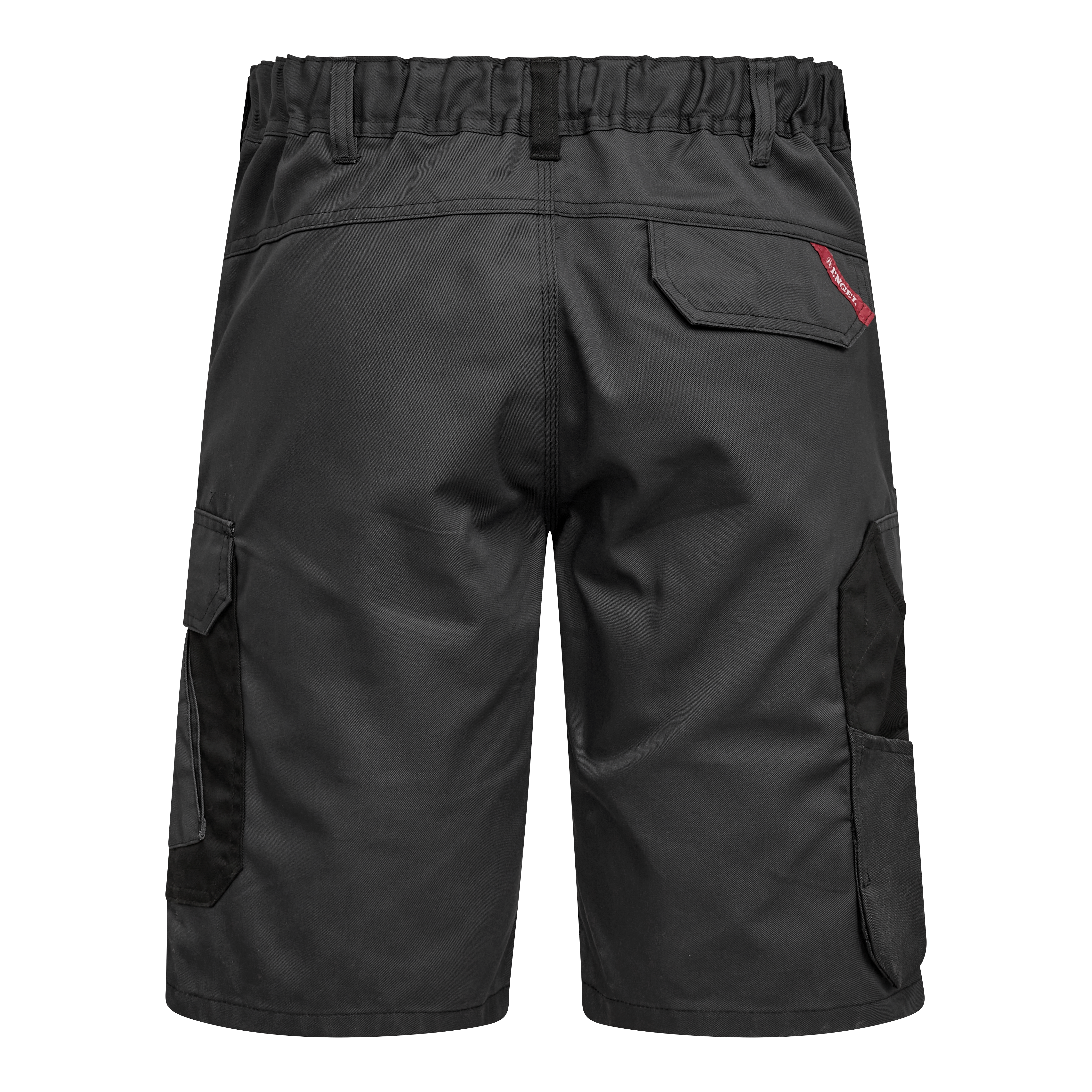 Engel Workwear Venture arbejdsshorts med skjult knaplukning - Antrazitgrå/Sort [7920] / 72