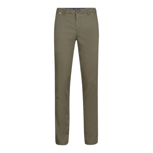 Cotton Trousers in Modern fit - Green