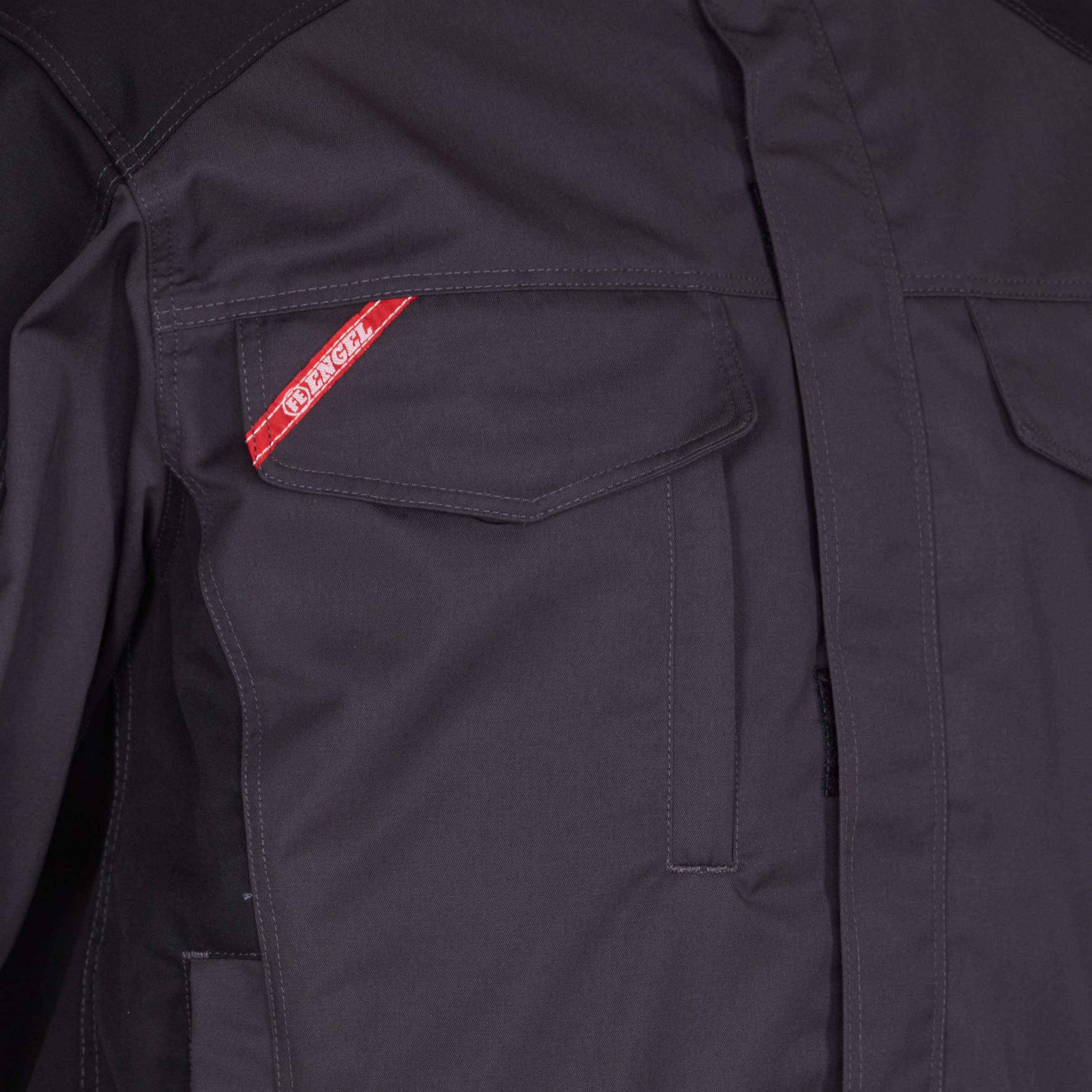 Engel Workwear Galaxy Light arbejdsjakke - Antrazitgrå/Sort [7920] / XS