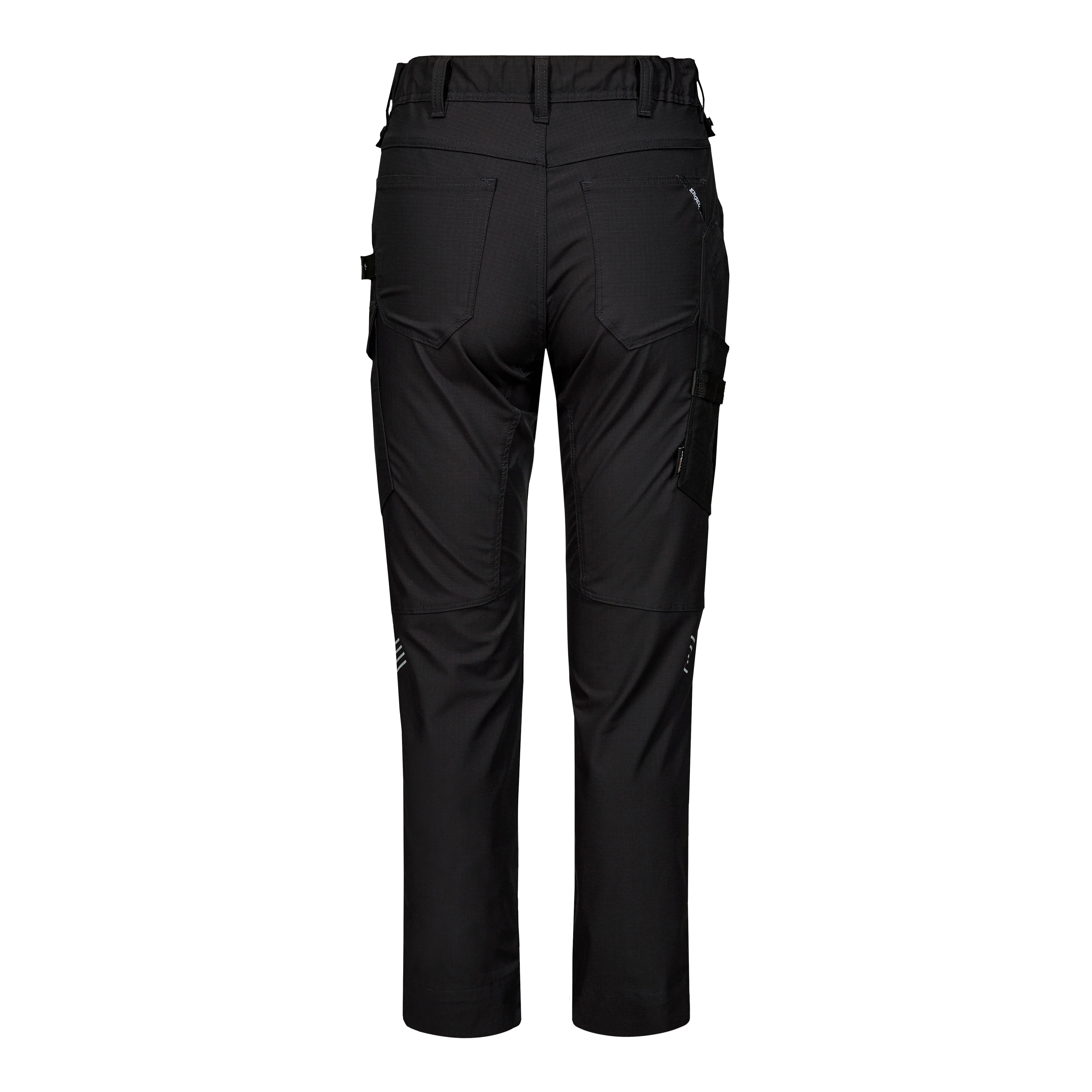 Engel Workwear Entire dame arbejdsbukser med 2-vejs stræk - Sort [20] / 34