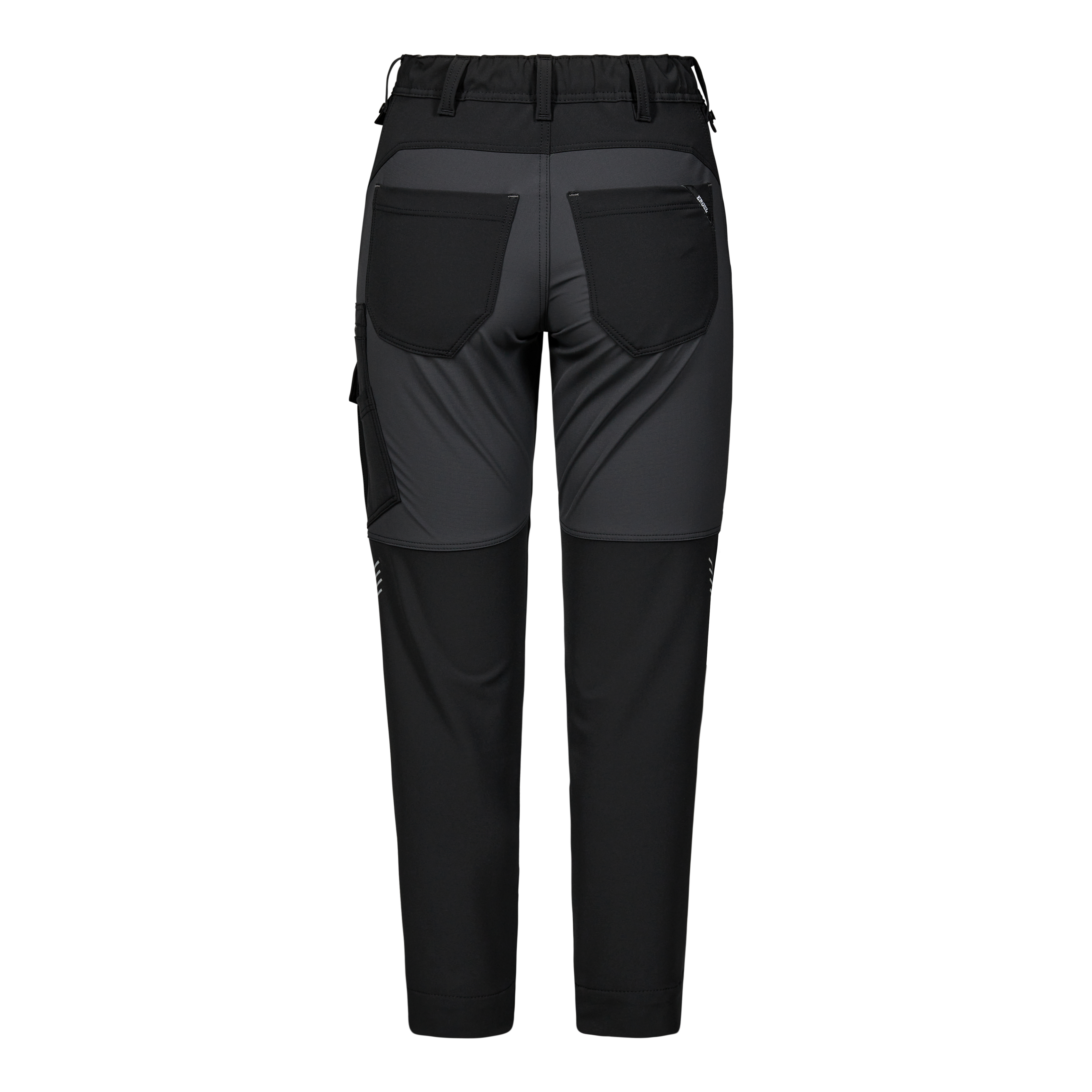 Engel Workwear Entire dame servicebukser med 4-vejs stræk - Sort/Antrazitgrå [2079] / 34