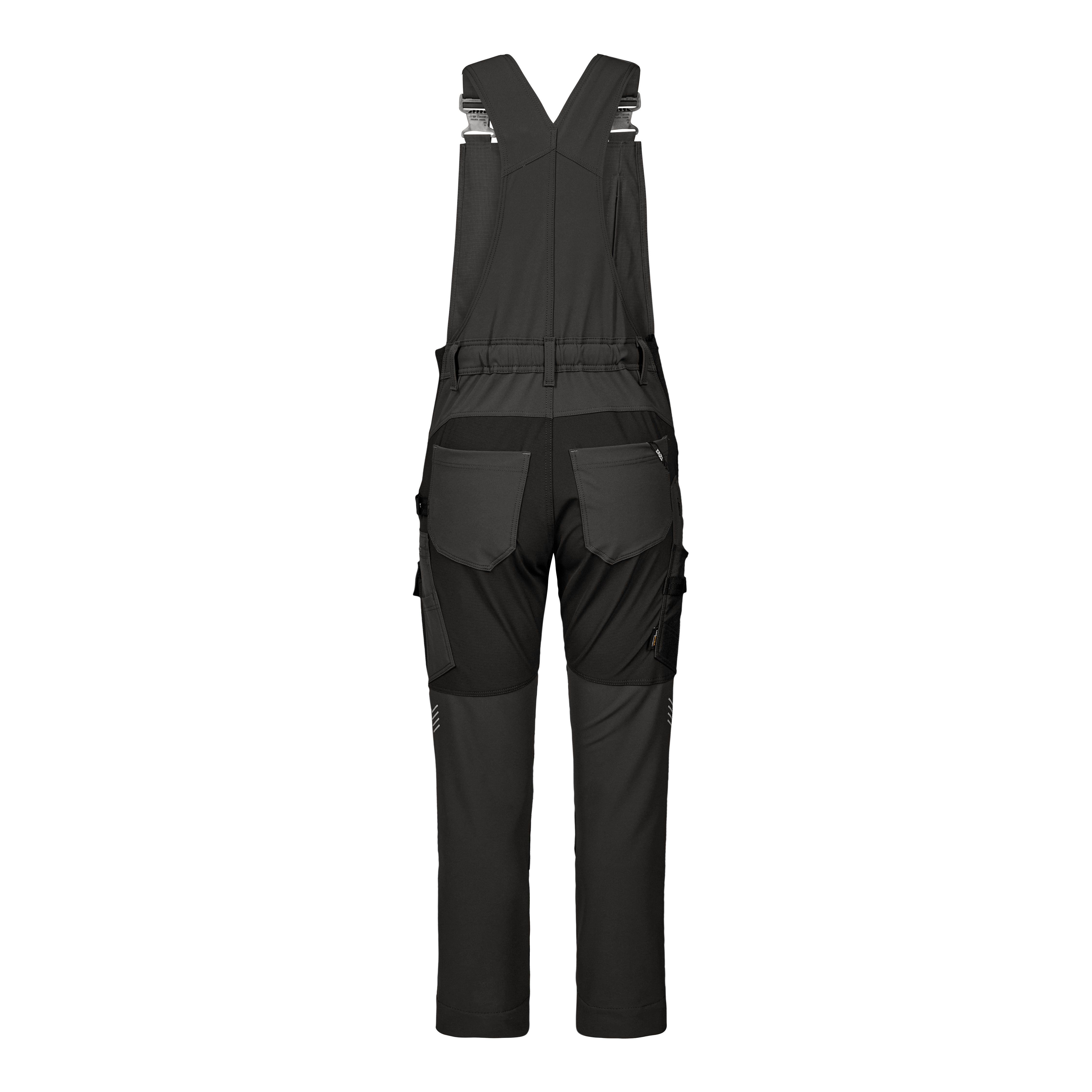 Engel Workwear Entire dame overall med 4-vejs stræk - Antrazitgrå/Sort [7920] / 34