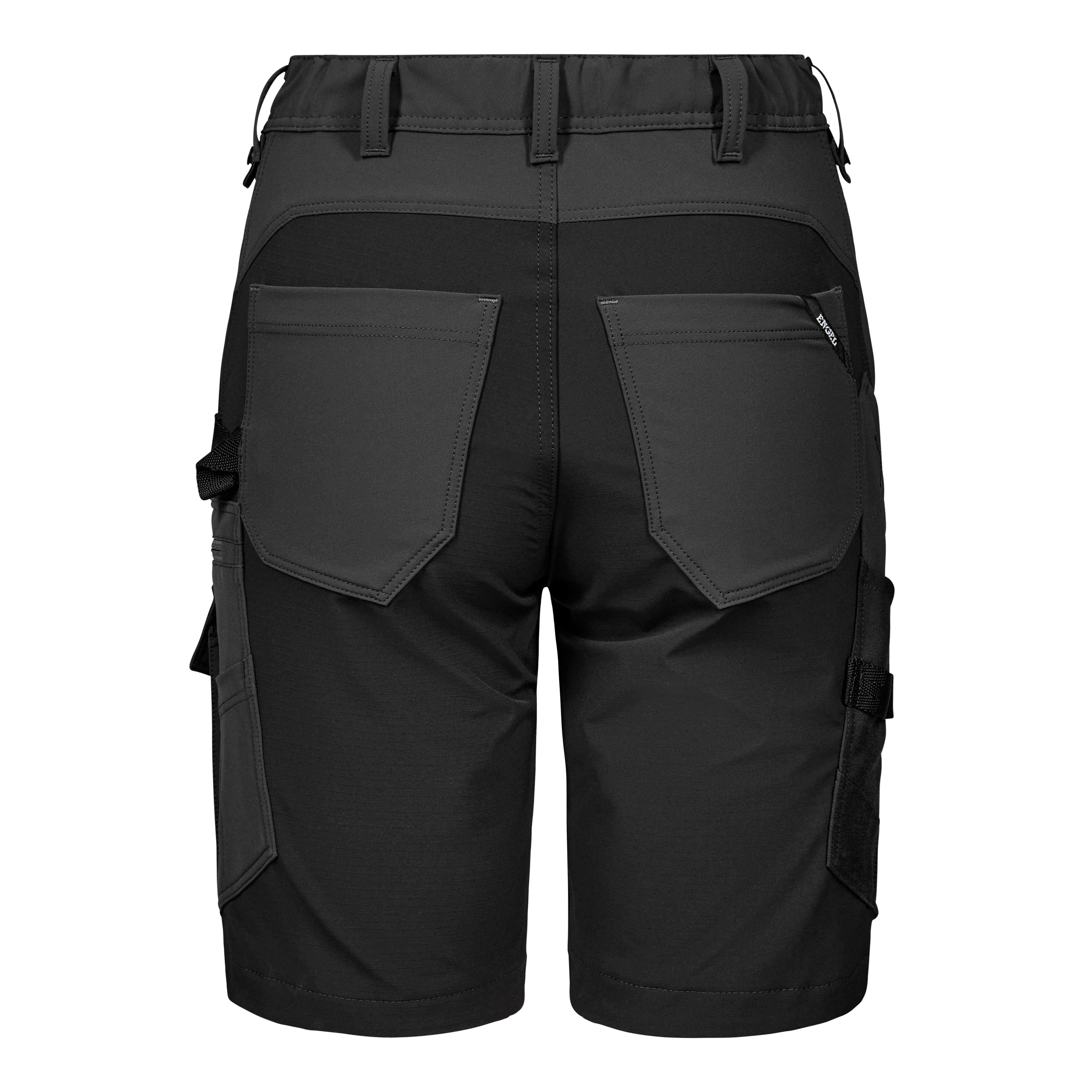 Engel Workwear Entire dame arbejdsshorts med 4-vejs stræk - Antrazitgrå/Sort [7920] / 34