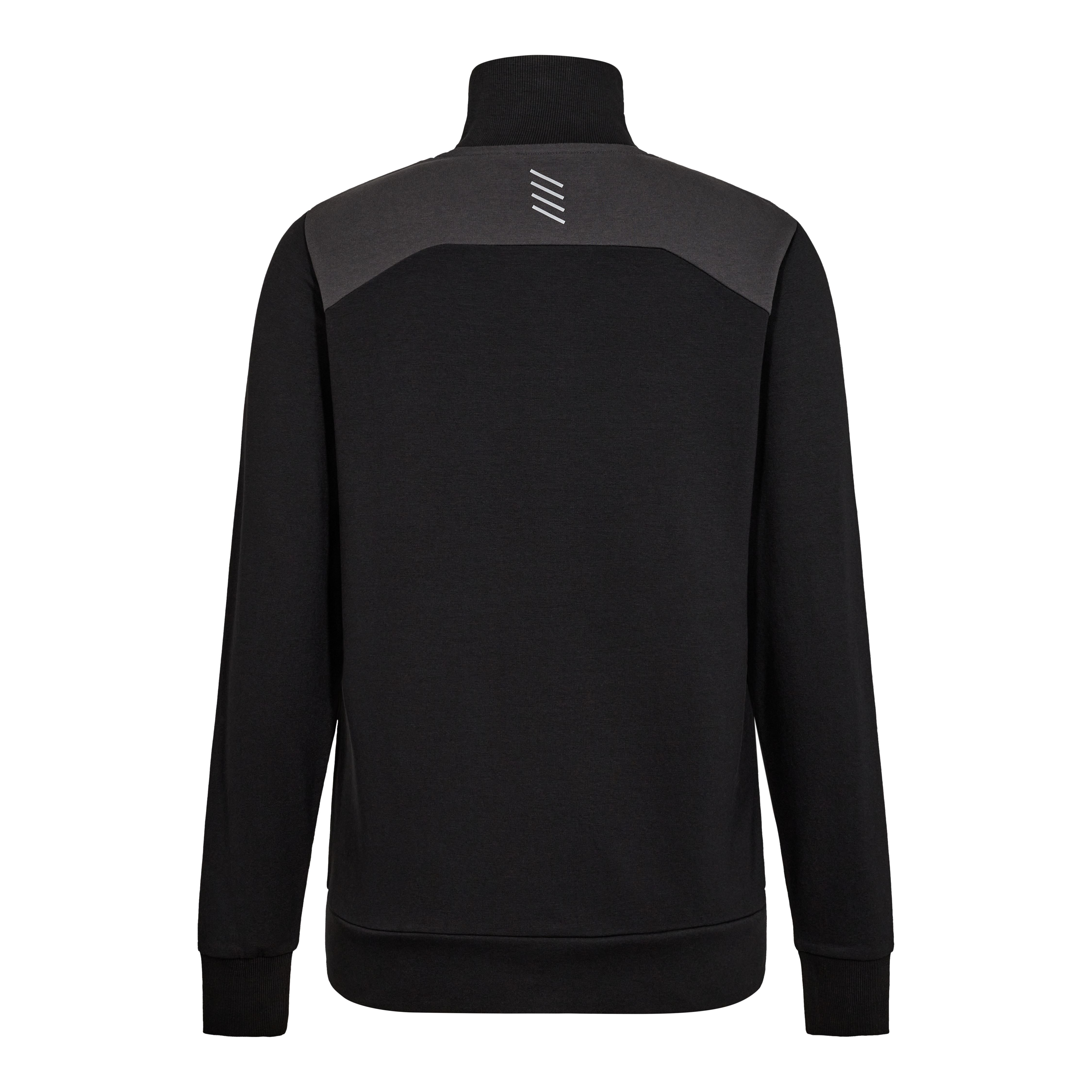 Engel Workwear Entire dame sweat cardigan med krave - Sort/Antrazitgrå [2079] / XS