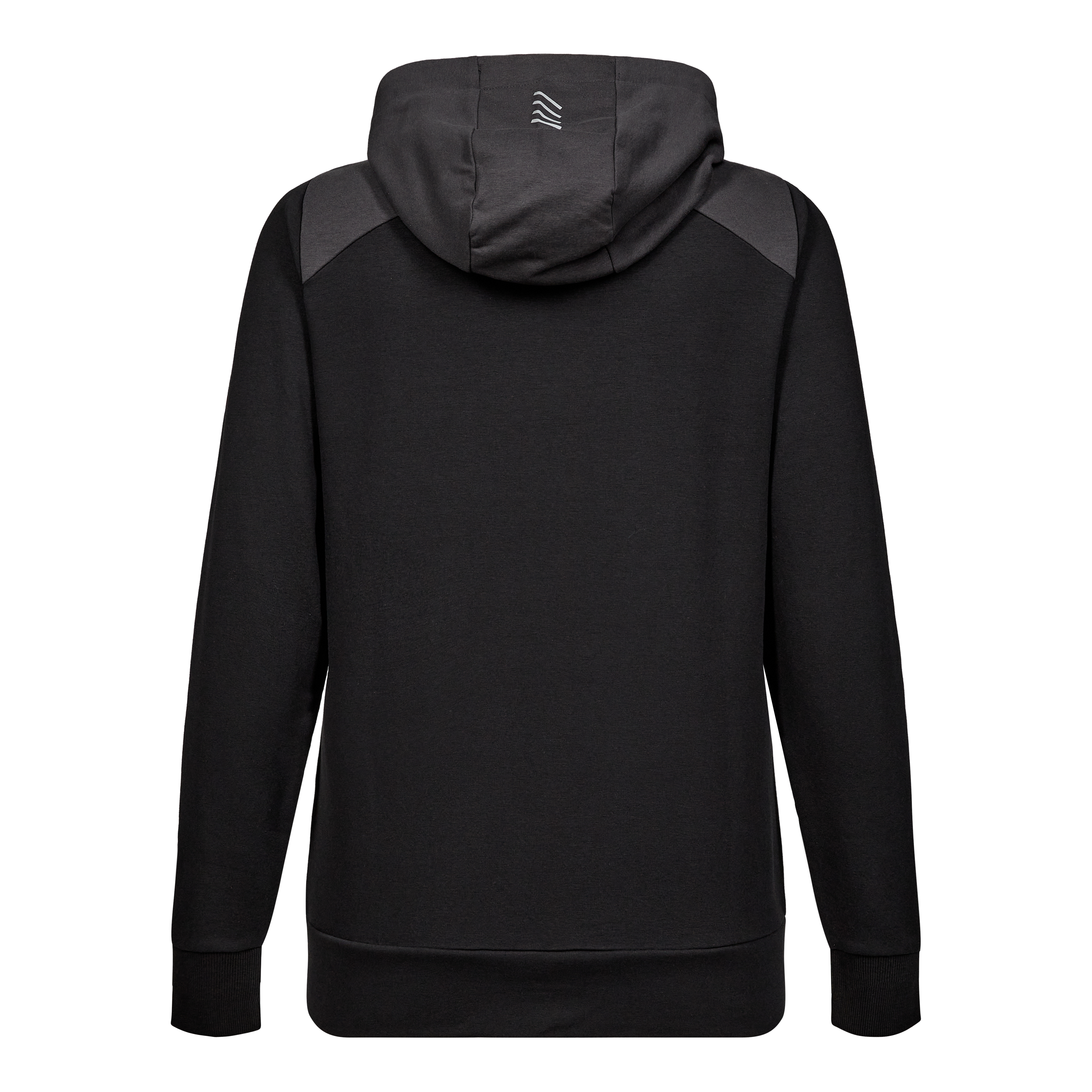 Engel Workwear Entire dame sweat cardigan med hætte - Sort/Antrazitgrå [2079] / XS