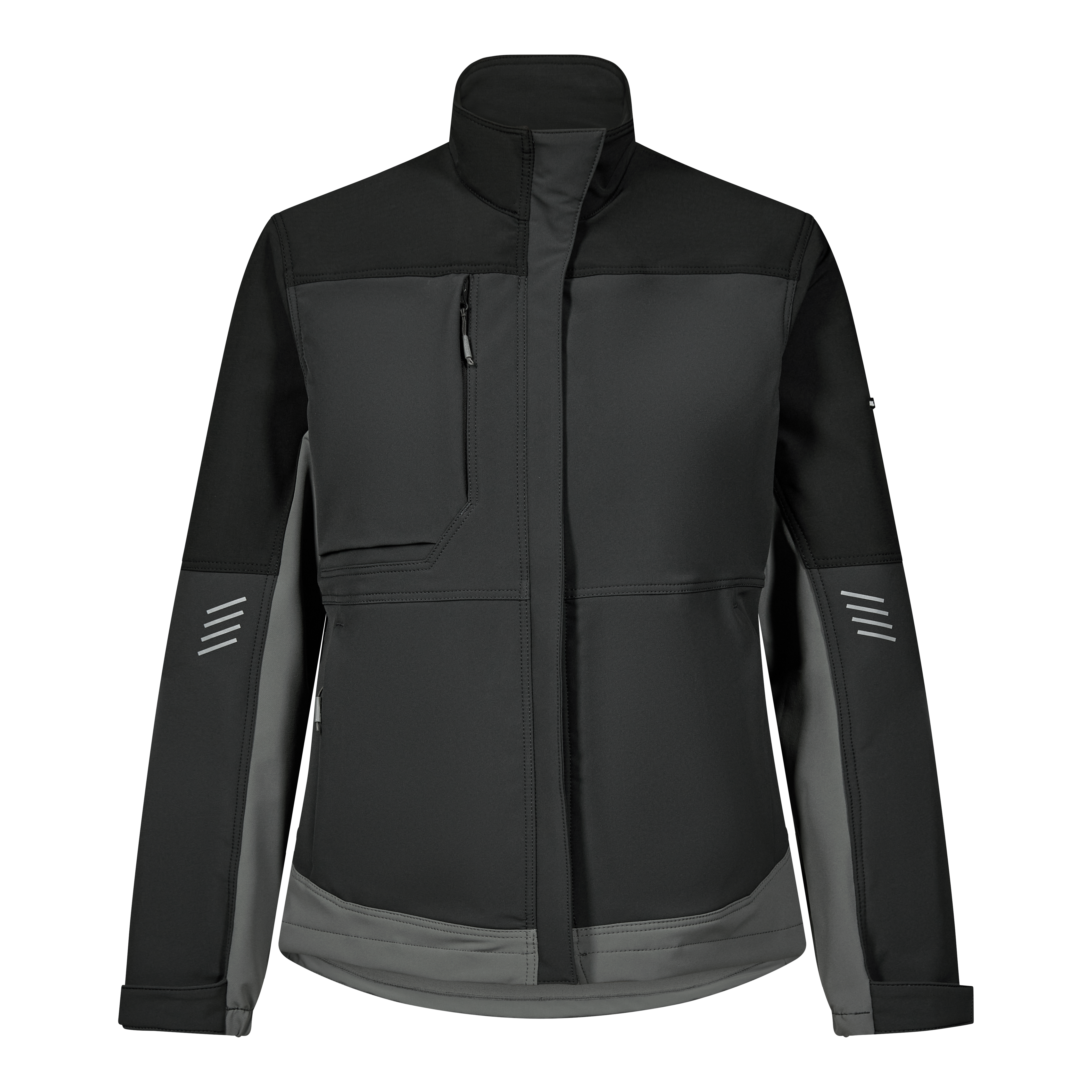 Engel Workwear Entire dame arbejdsjakke med 4-vejs stræk - Antrazitgrå/Sort [7920] / XS