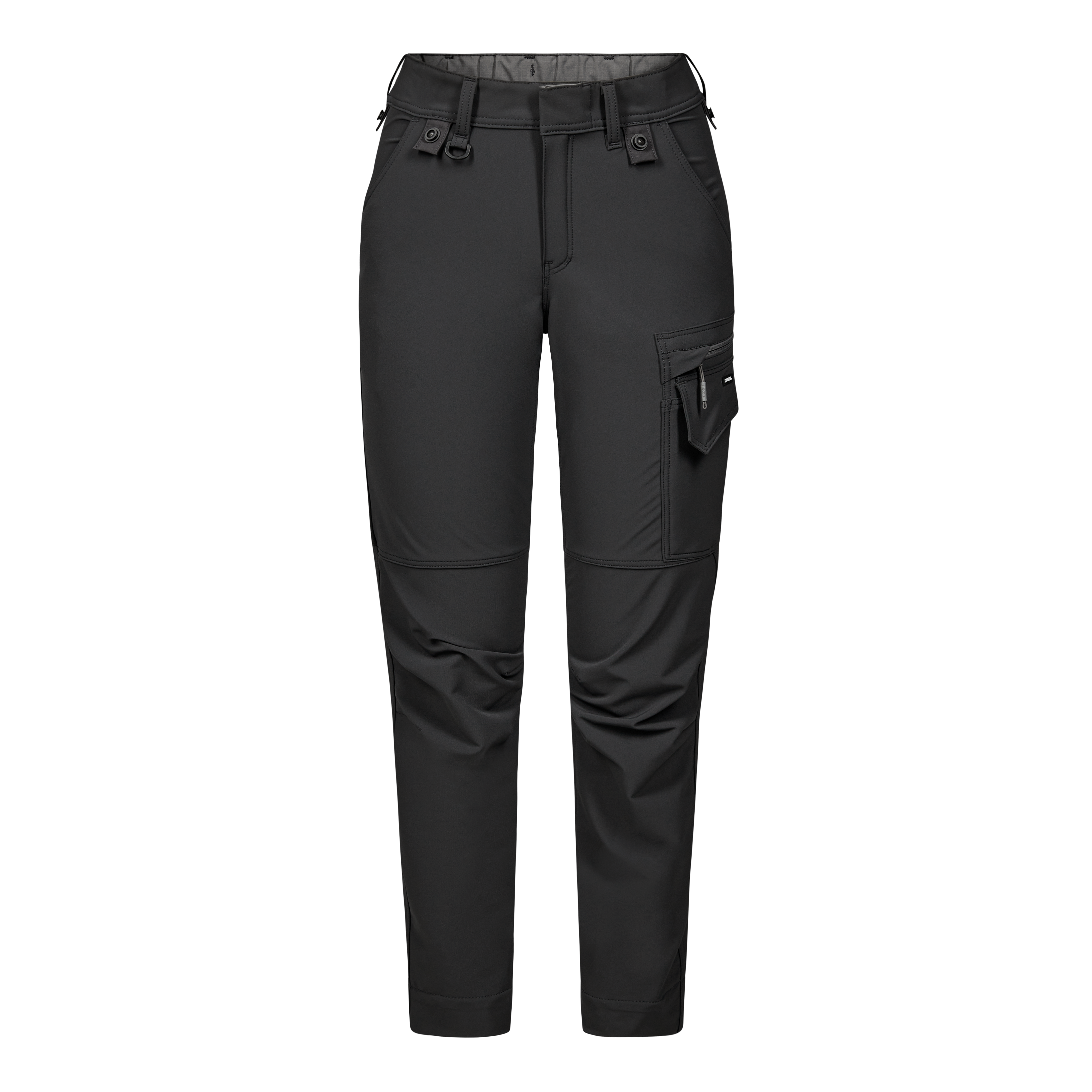 Engel Workwear Entire dame servicebukser med 4-vejs stræk - Antrazitgrå/Sort [7920] / 34