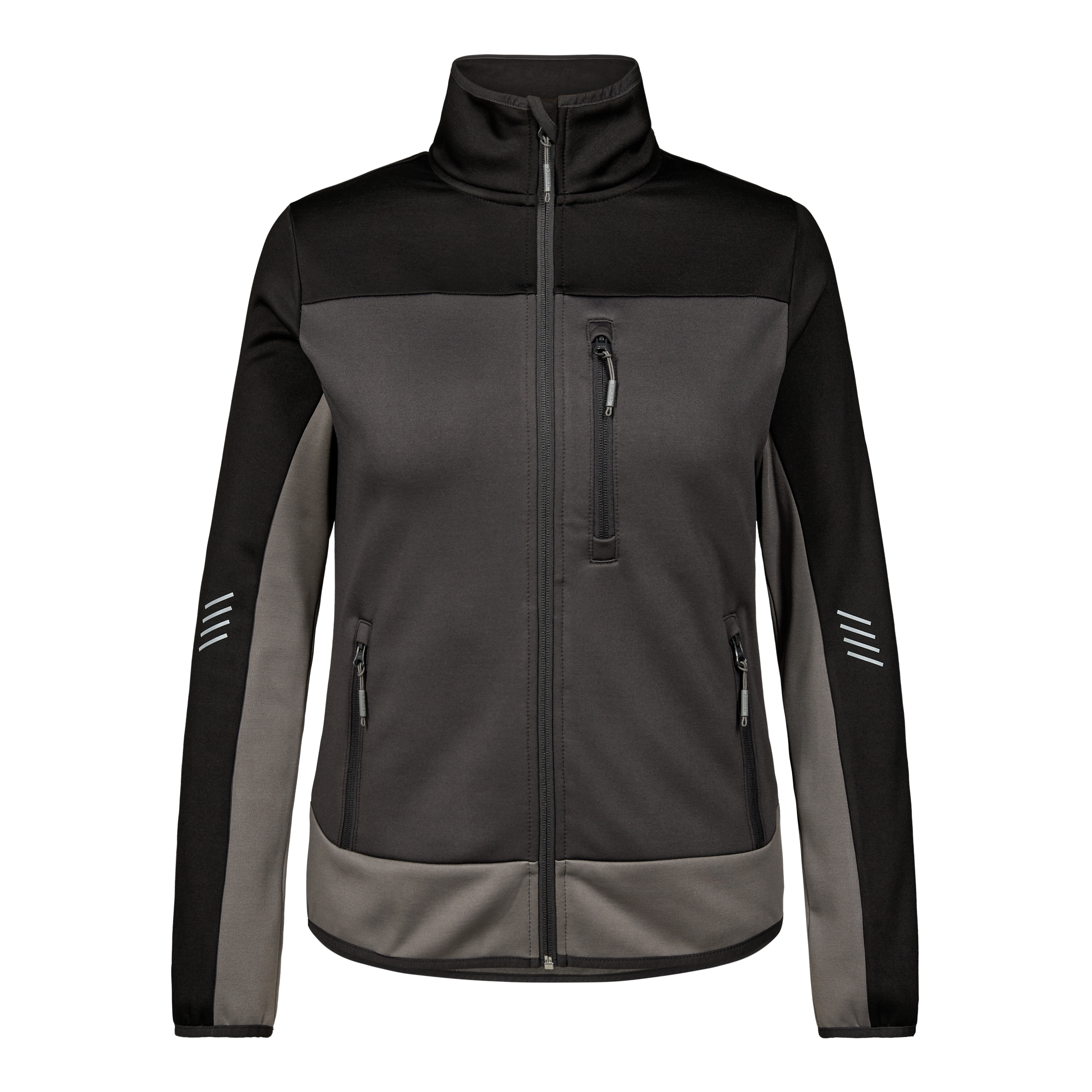 Engel Workwear Entire dame midlayer cardigan - Antrazitgrå/Sort [7920] / XS