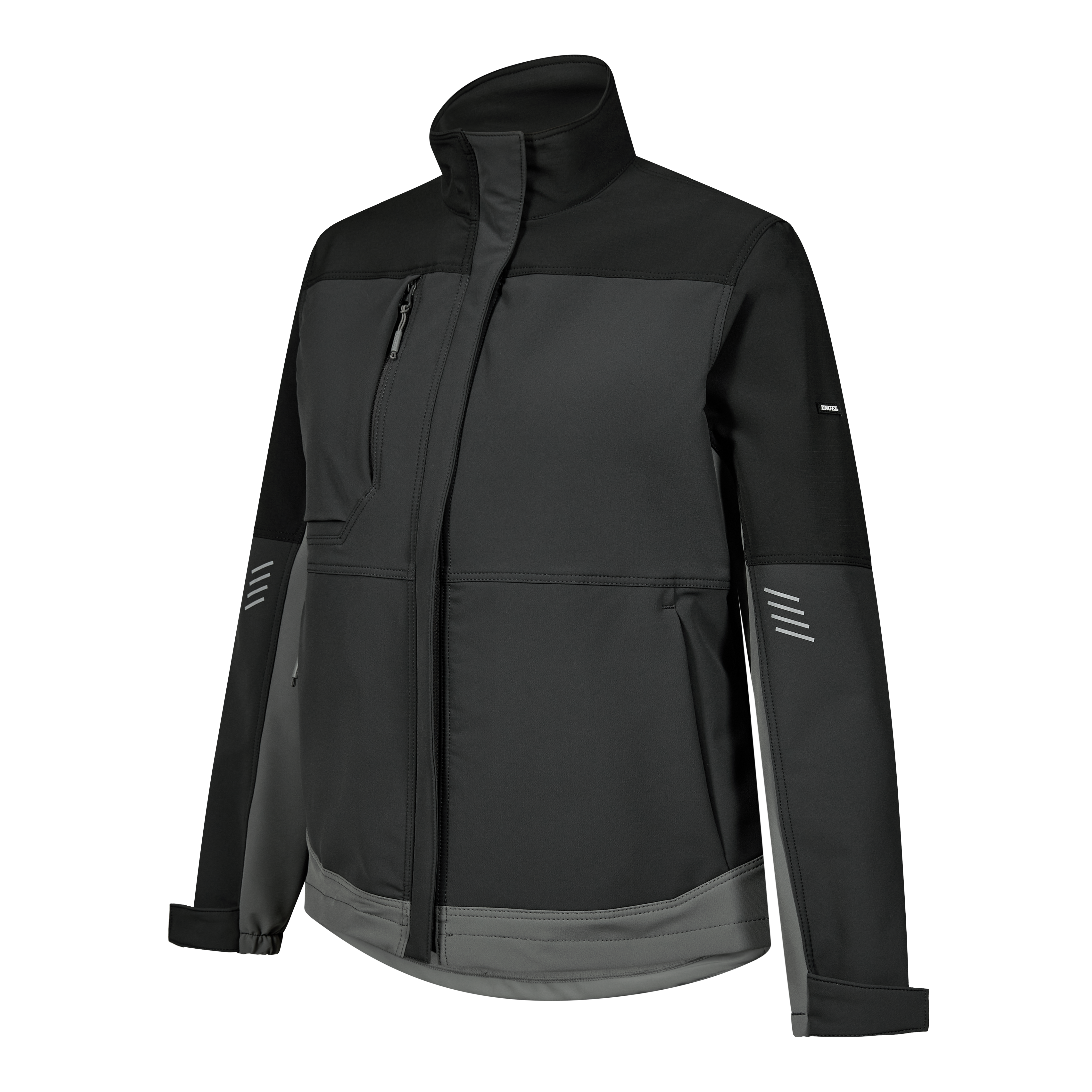 Engel Workwear Entire dame arbejdsjakke med 4-vejs stræk - Antrazitgrå/Sort [7920] / XS
