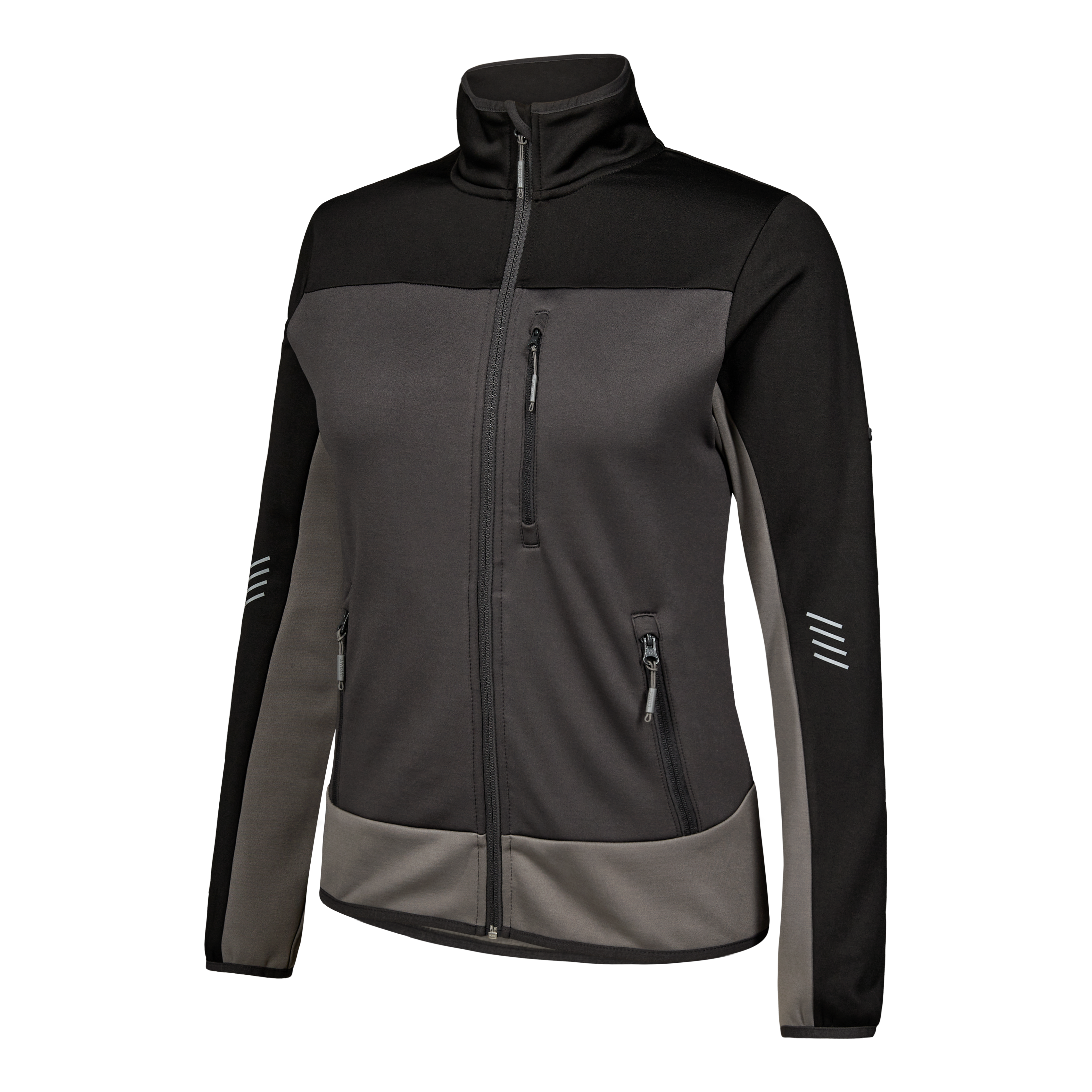 Engel Workwear Entire dame midlayer cardigan - Antrazitgrå/Sort [7920] / XS