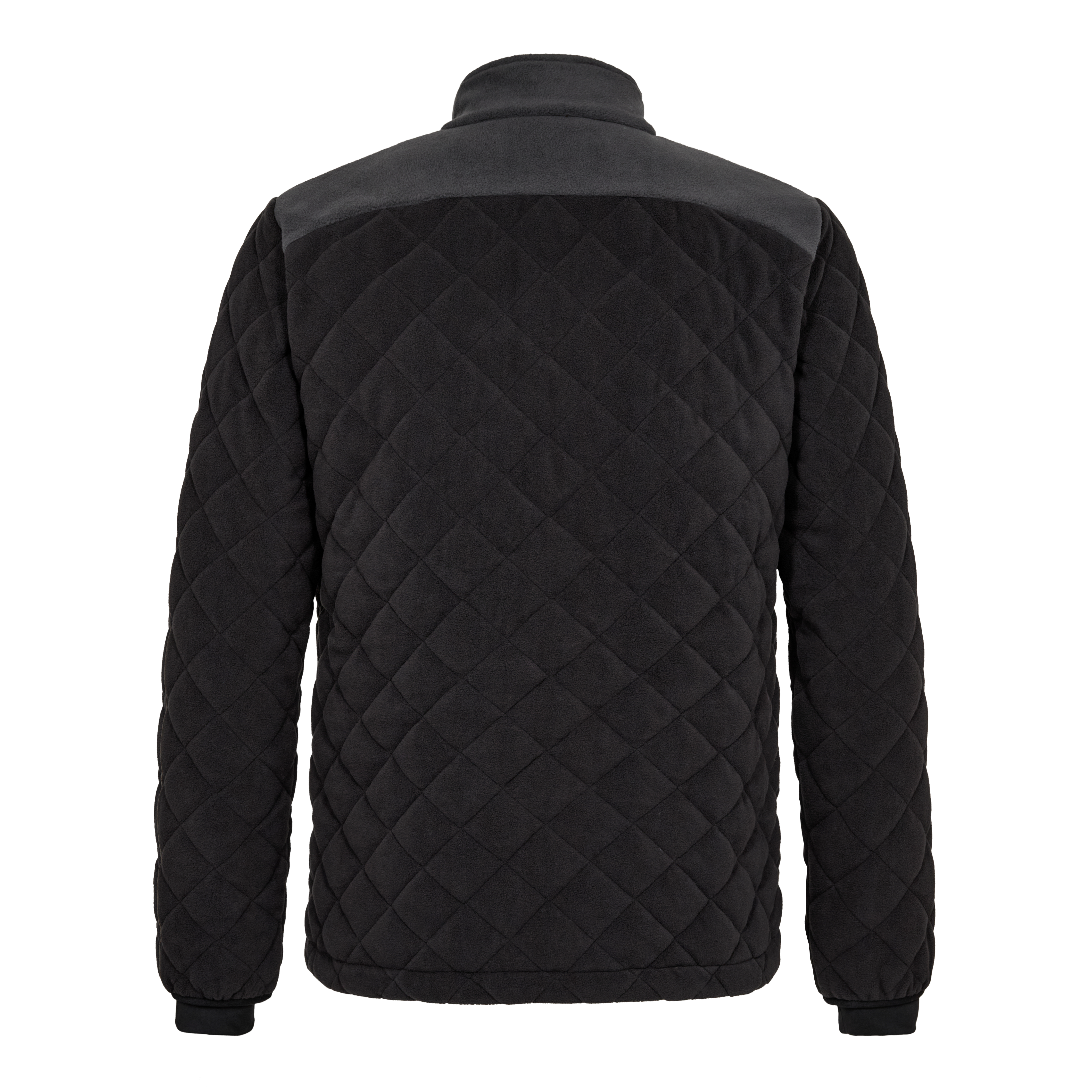 Engel Workwear Entire quiltet fleecejakke - Sort/Antrazitgrå [2079] / XS