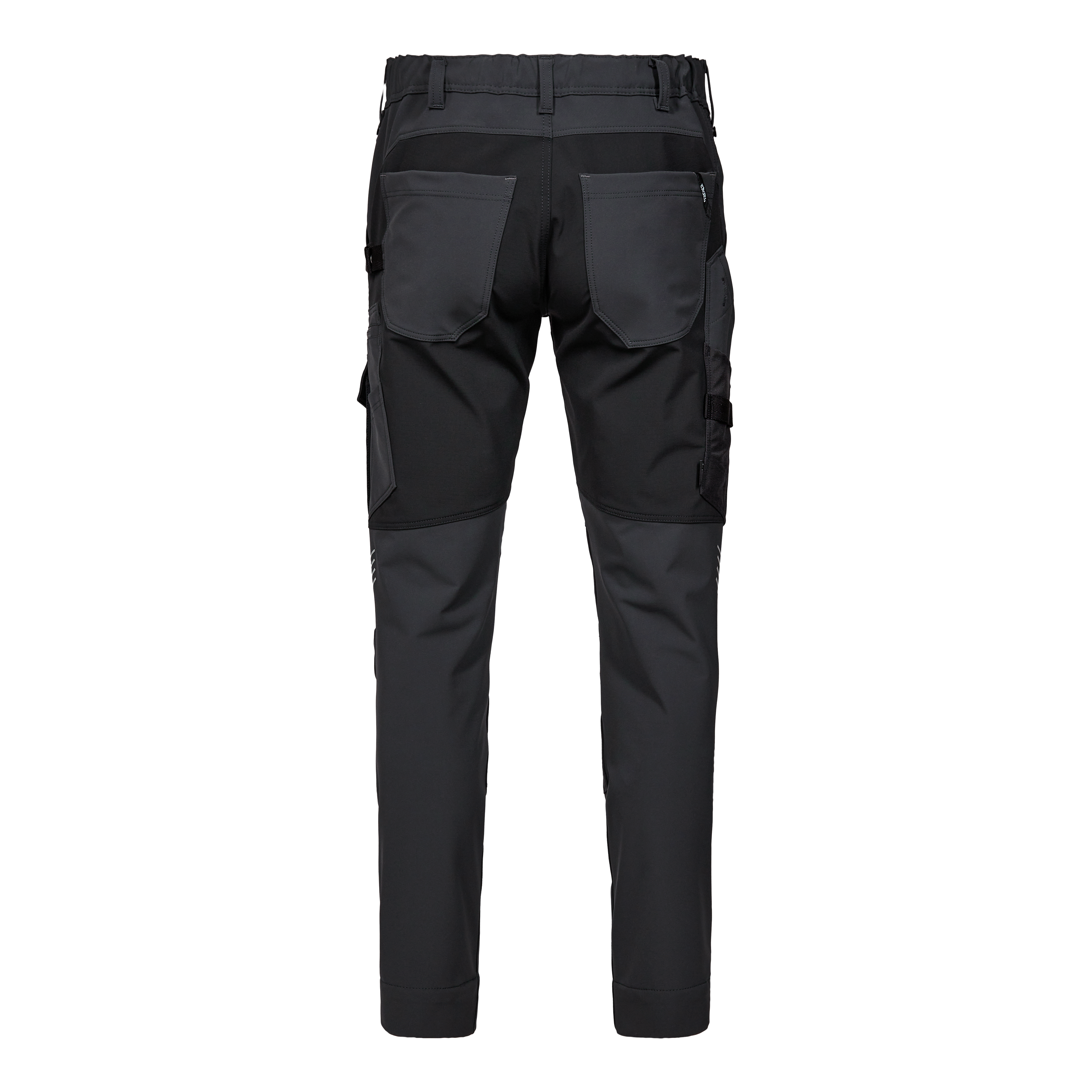 Engel Workwear Entire arbejdsbukser med 4-vejs stræk - Antrazitgrå/Sort [7920] / K80