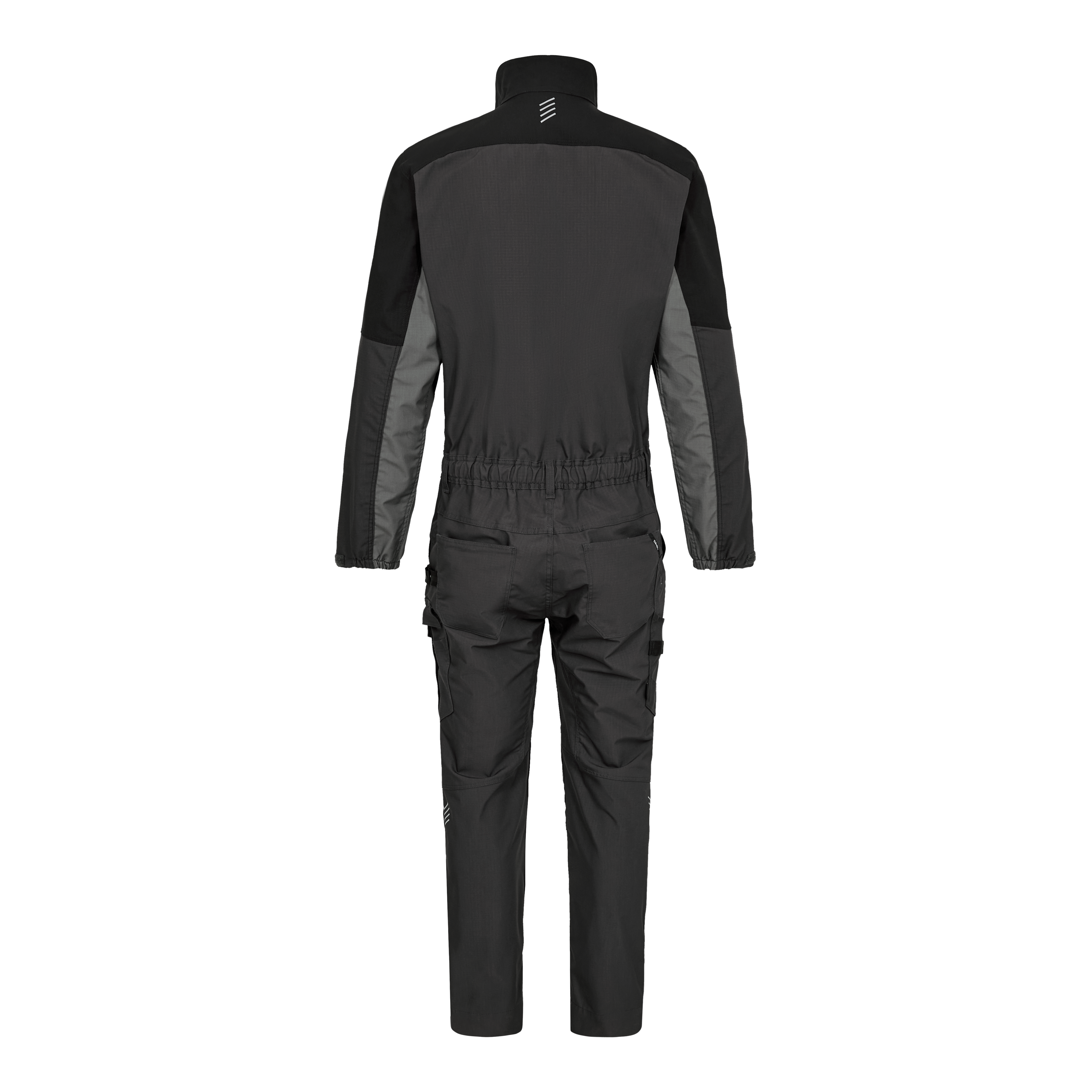 Engel Workwear Entire kedeldragt med 2-vejs stræk - Antrazitgrå/Sort [7920] / XS