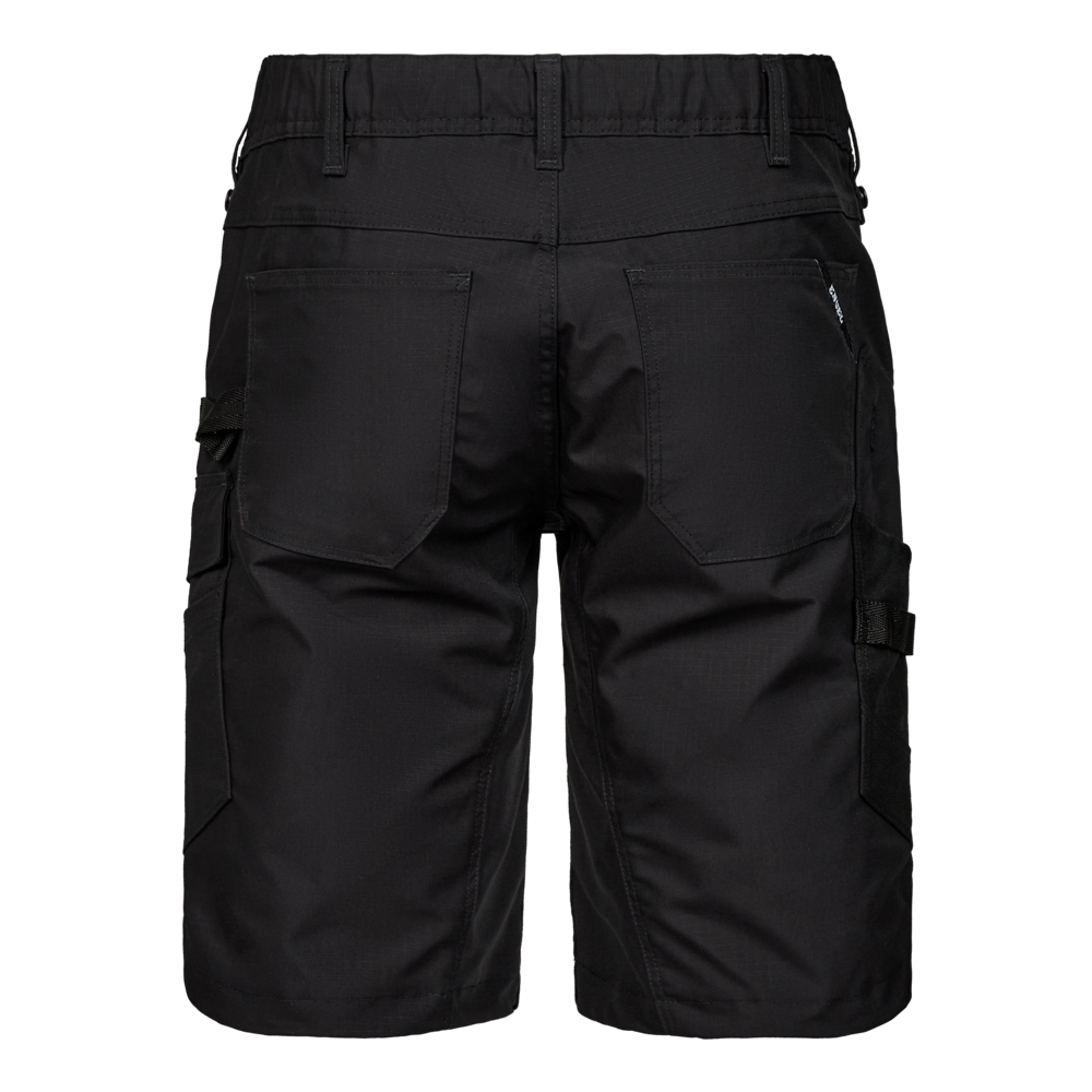 ENTIRE Arbeitsshorts mit 2-Wege-Stretch – Schwarz (Rücken)