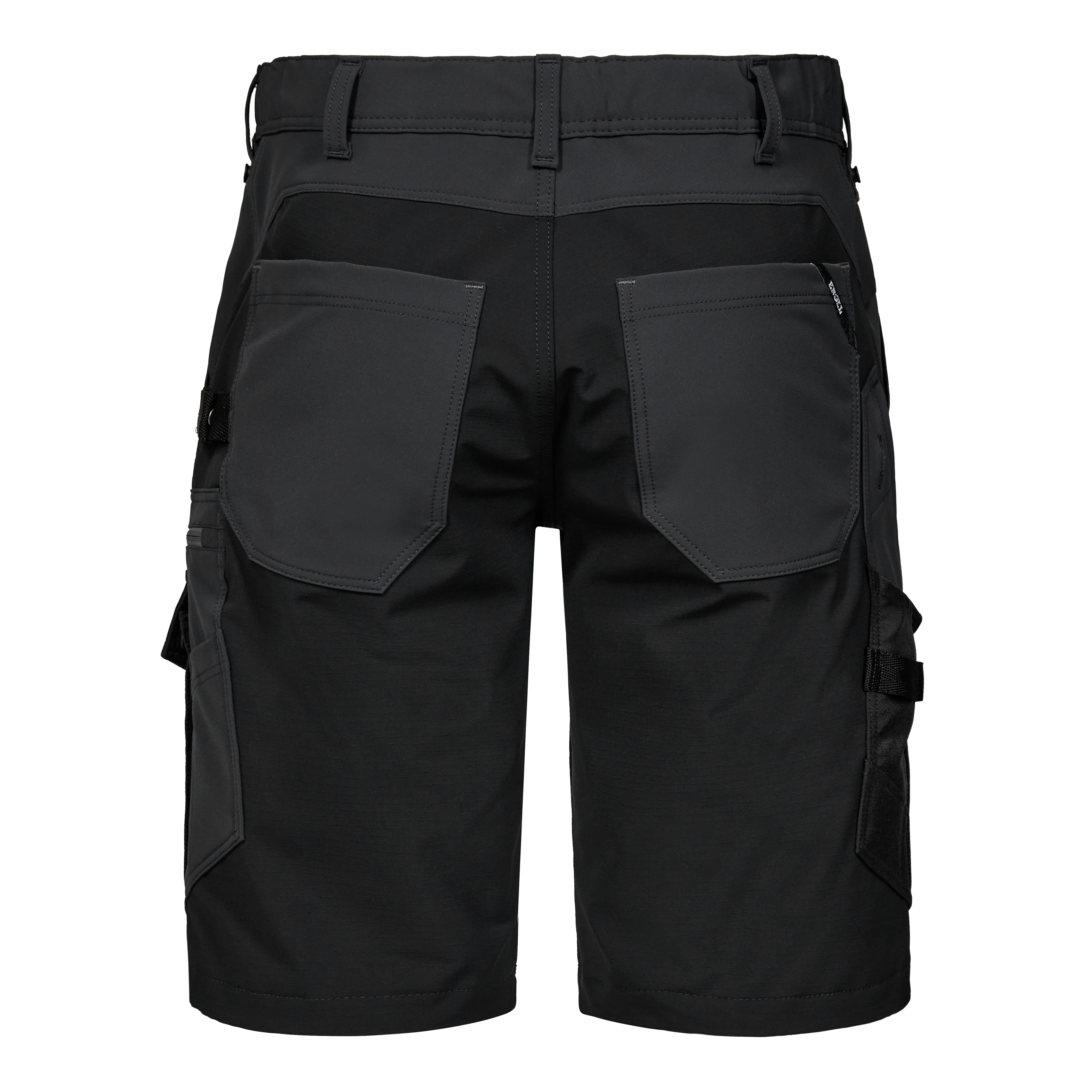 Engel Workwear Entire arbejdsshorts med 4-vejs stræk - Antrazitgrå/Sort [7920] / 72