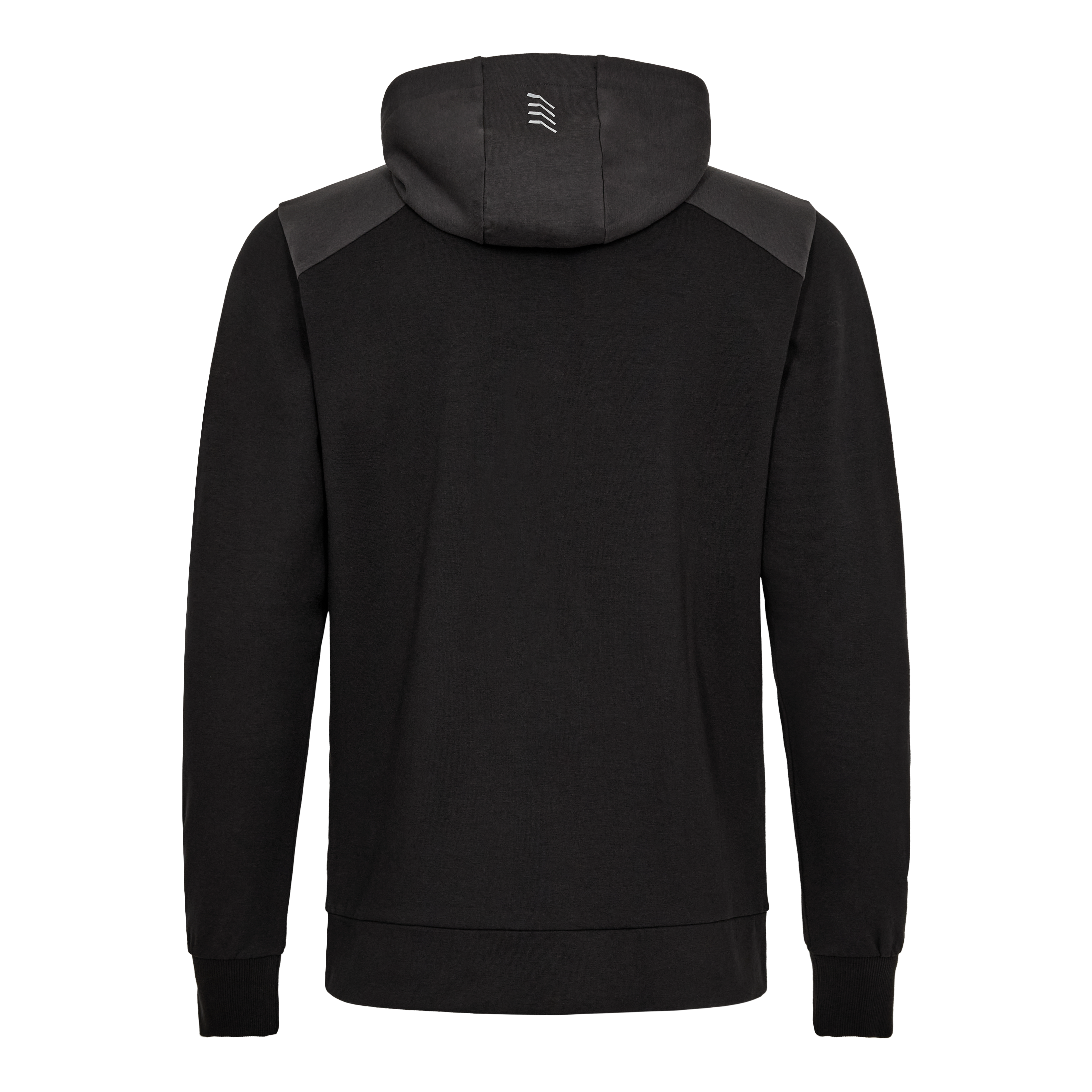 Engel Workwear Entire sweat cardigan med hætte - Sort/Antrazitgrå [2079] / XS