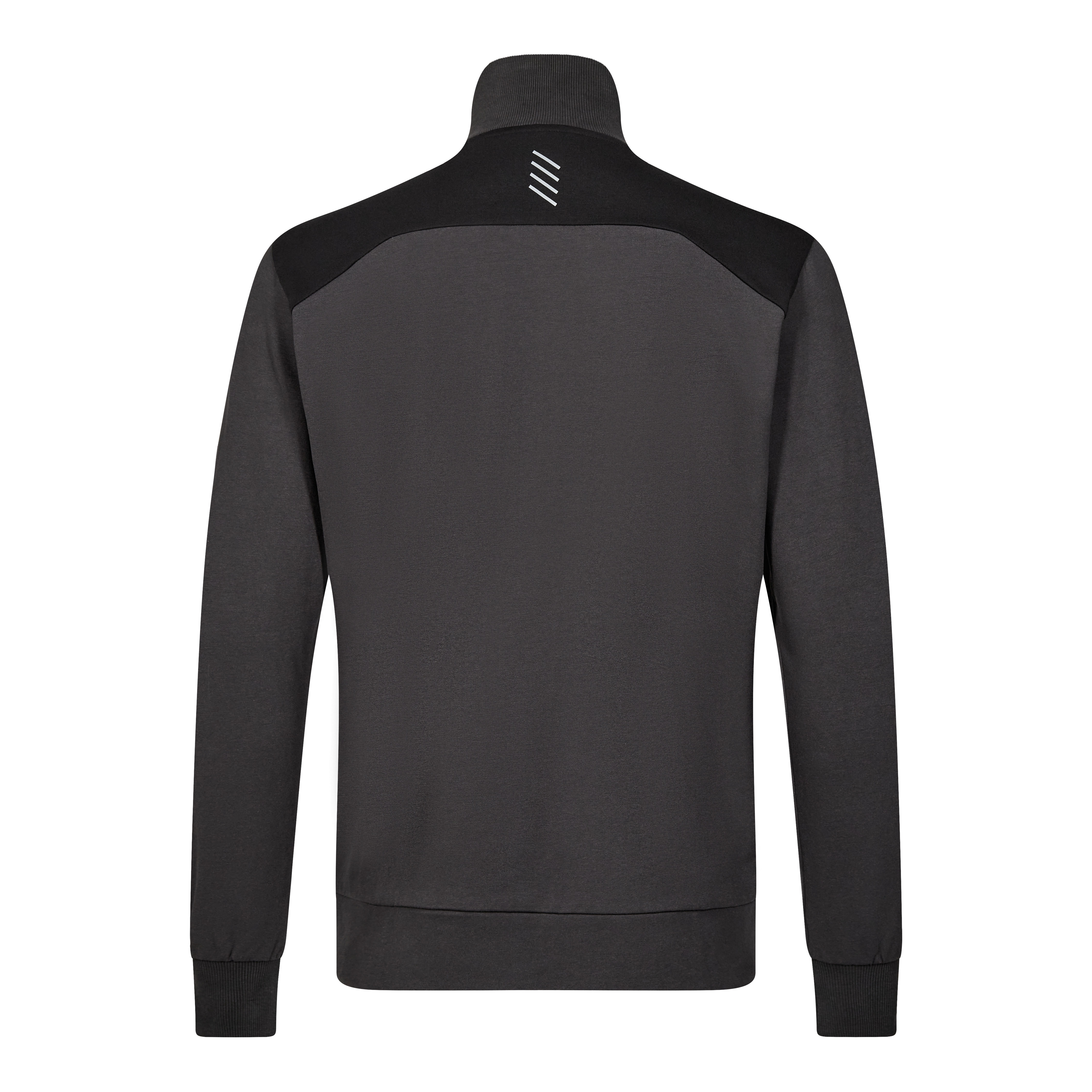 Engel Workwear Entire sweat cardigan med krave - Antrazitgrå/Sort [7920] / XS