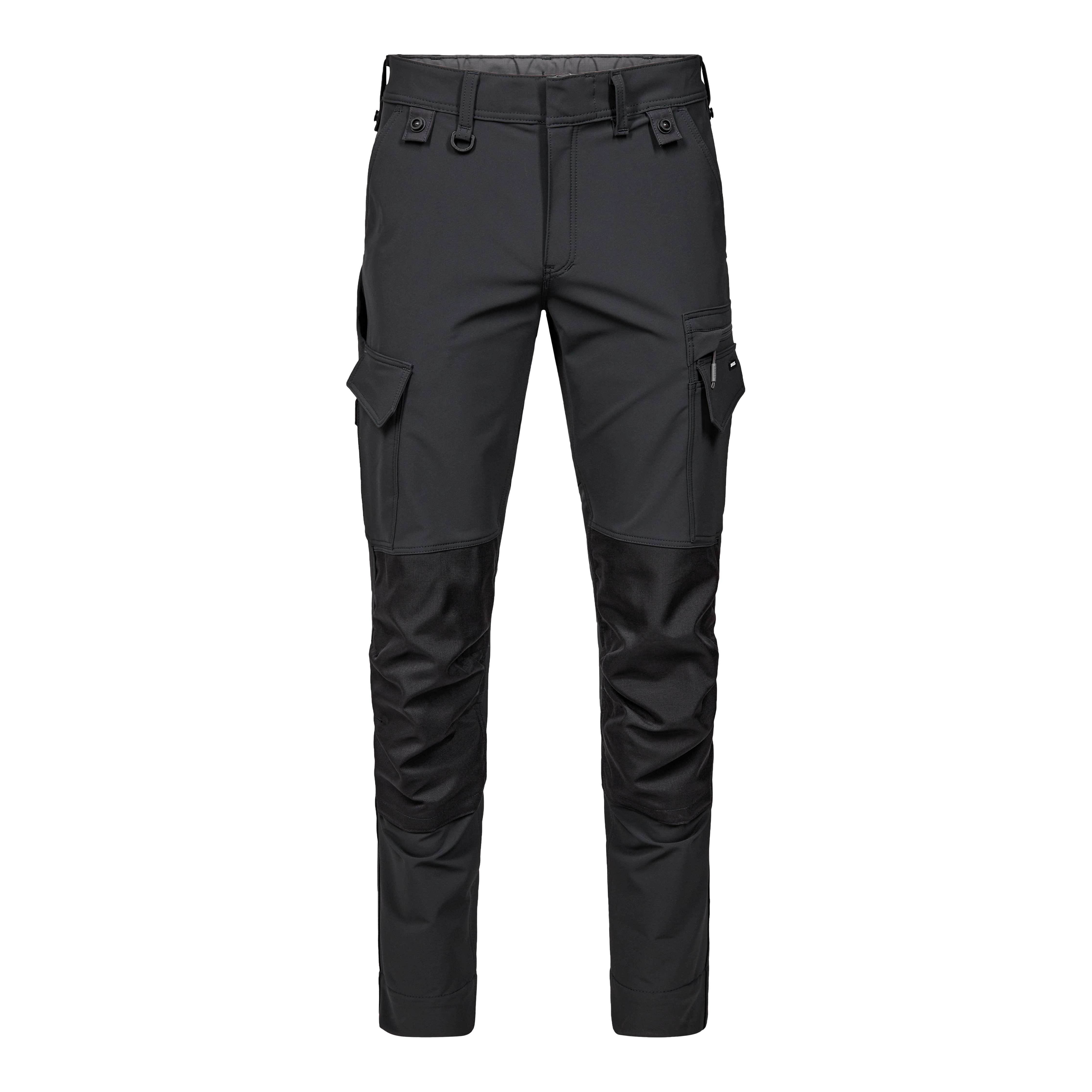 Engel Workwear Entire arbejdsbukser med 4-vejs stræk - Antrazitgrå/Sort [7920] / K80
